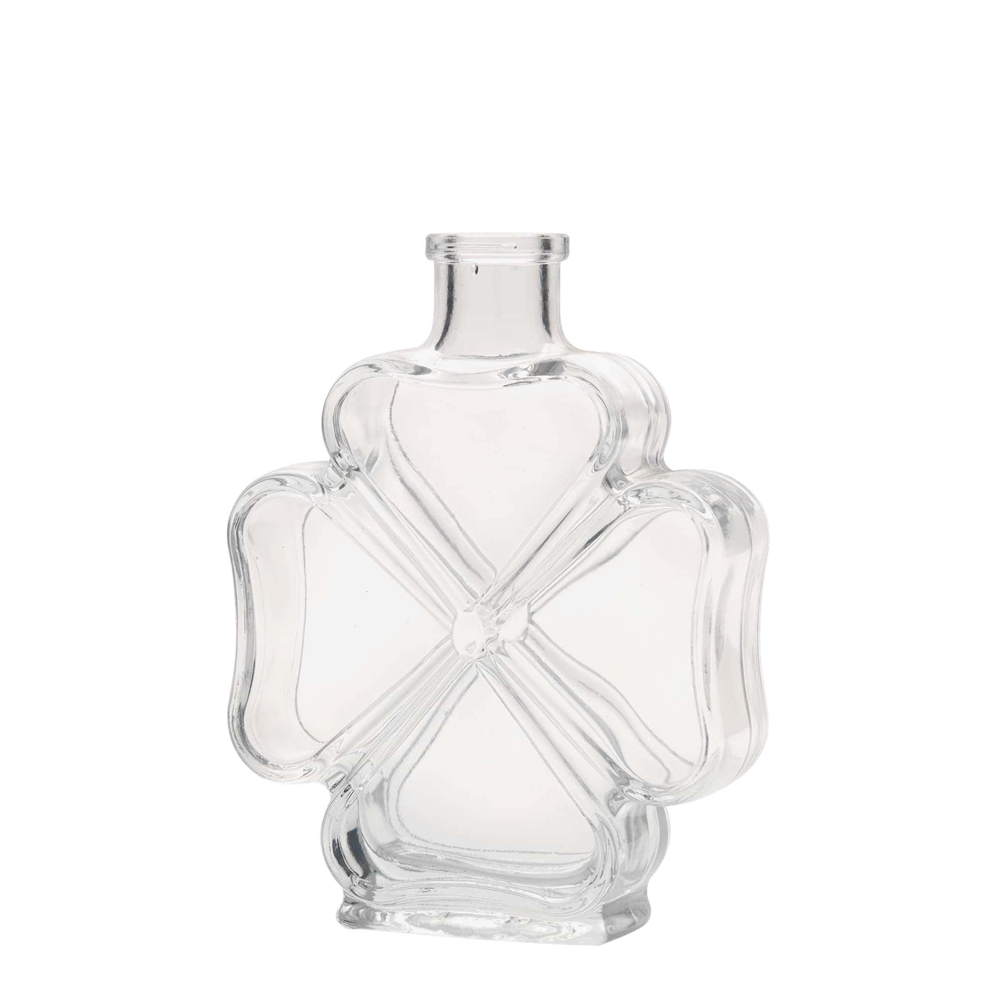 Shishe qelqi 200 ml 'Gjethe trefishi', hapja: Kork