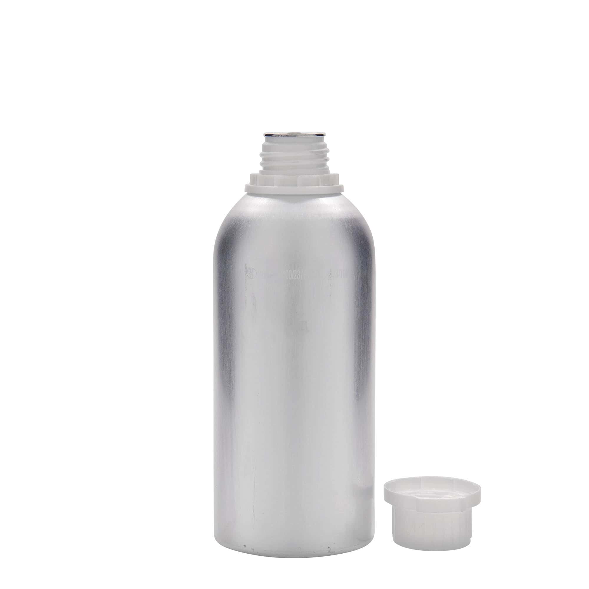 625 ml shishe alumini, metal, argjend, goja: DIN 32
