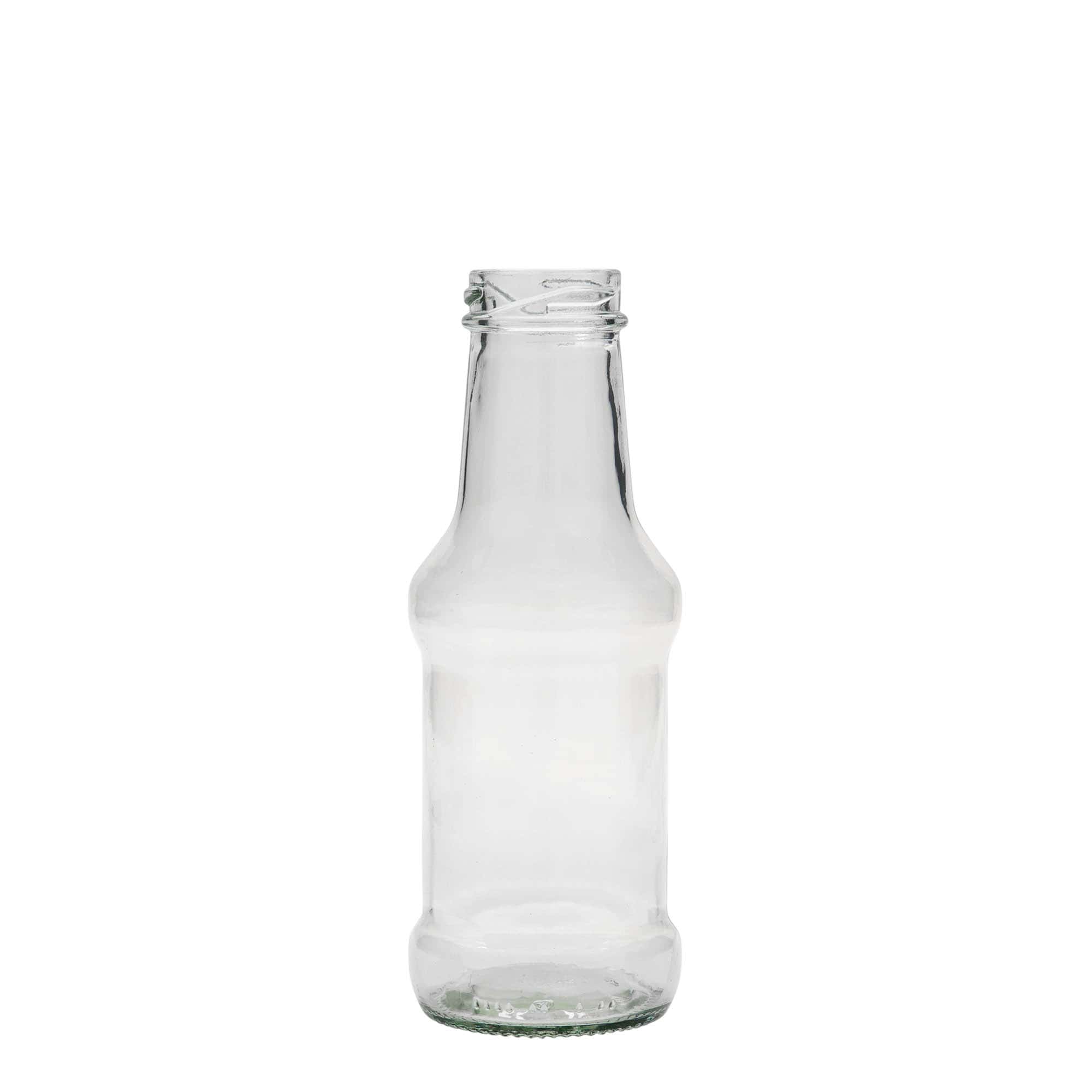 Shishe salce 250 ml, qelq, hapje: Twist-Off (TO 38)