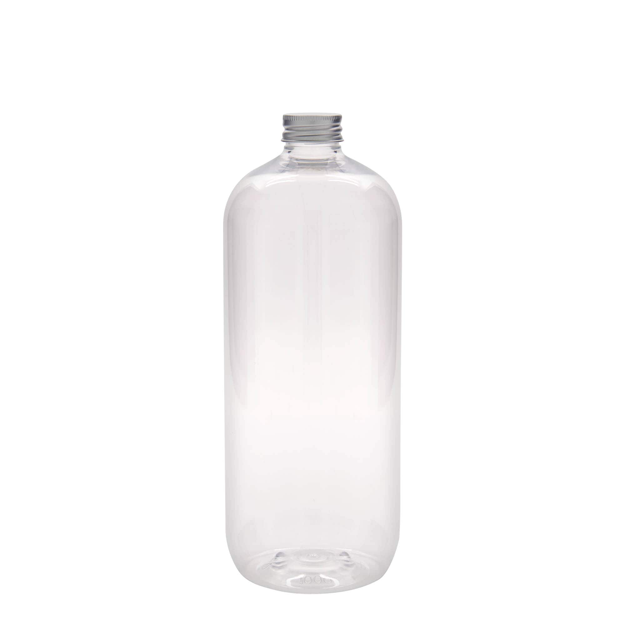 1.000 ml shishe PET 'Boston', plastikë, gojë: 28/410