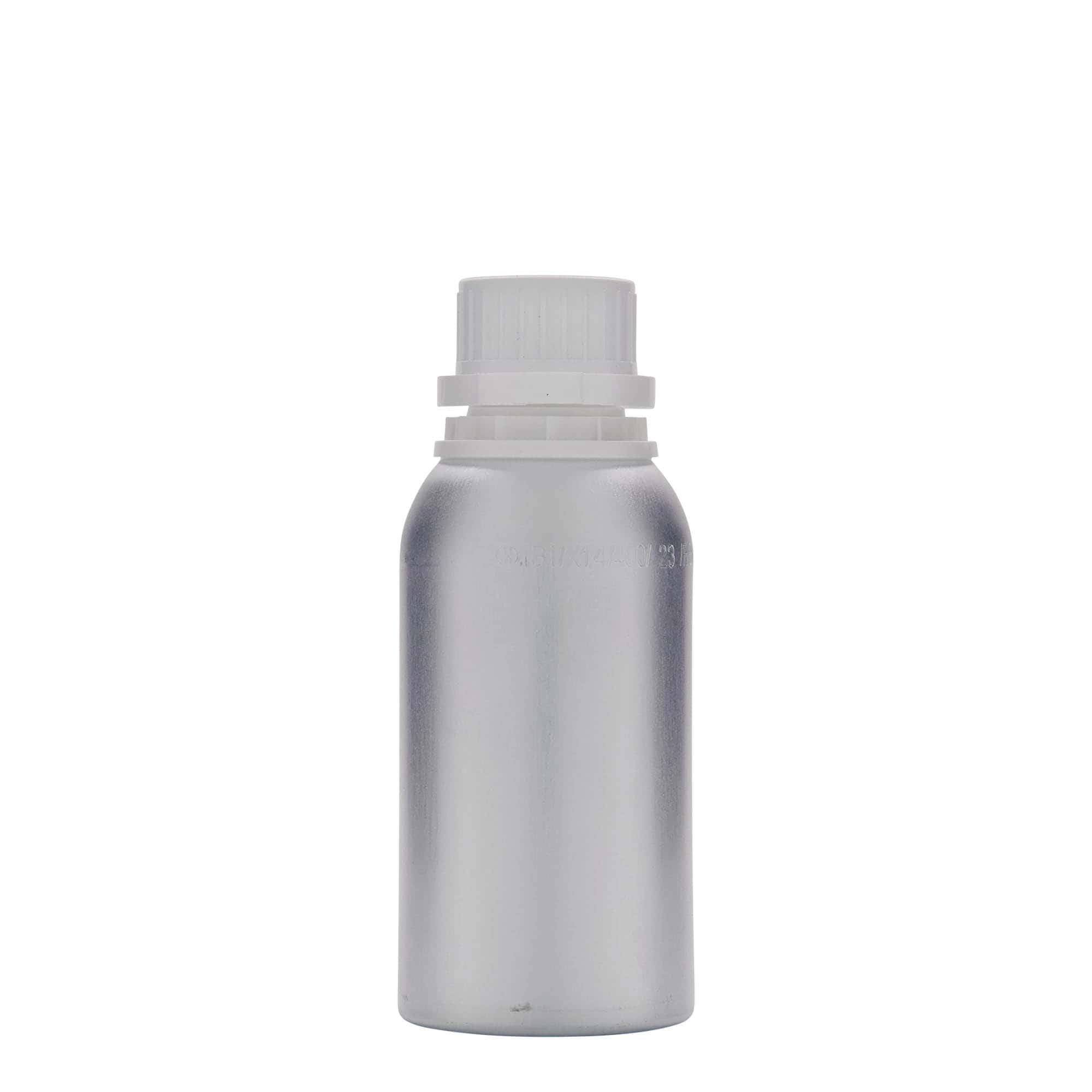 275 ml shishe alumini, metal, argjend, goja: DIN 32