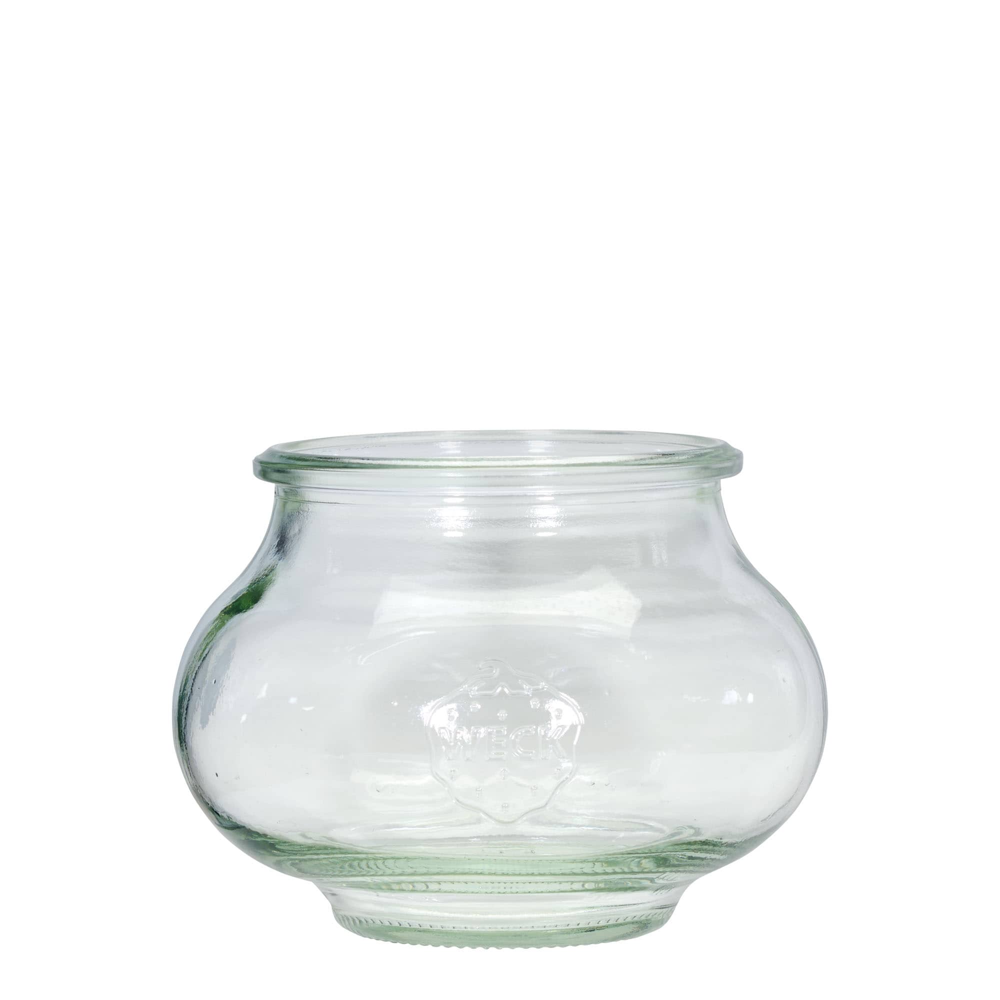 560 ml WECK-kërkim xhami, Hapur: Skaj i rrumbullakët