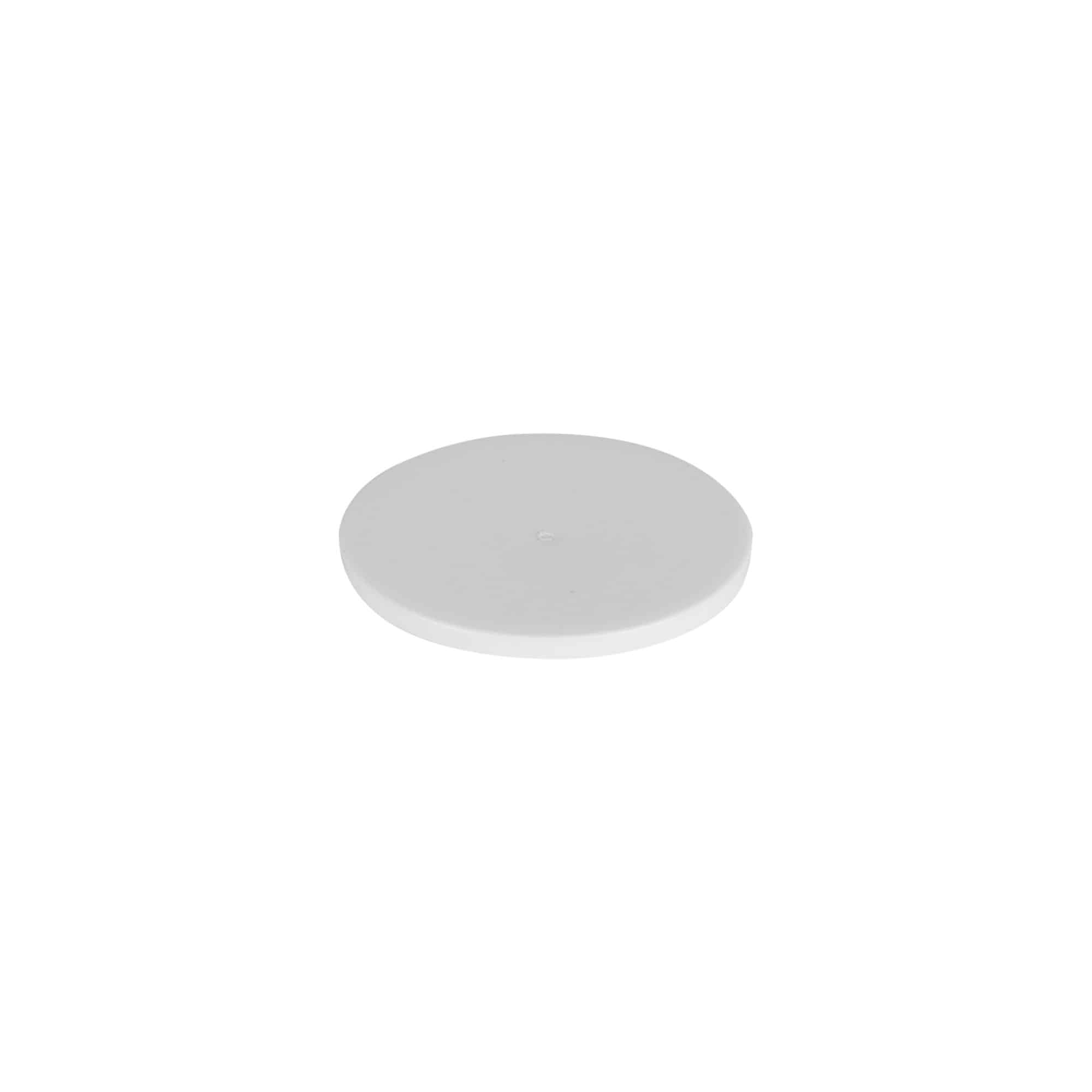 Fletë mbuluese për 15 ml 'Bianca', plastikë PP, e bardhë