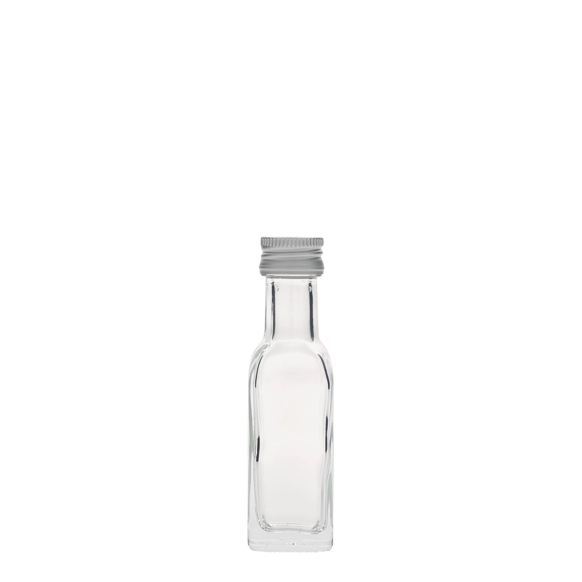 Shishe qelqi 20 ml 'Marasca', katrore, gojë: PP 18 Shishe qelqi 20 ml 'Marasca', katrore, gojë: PP 18