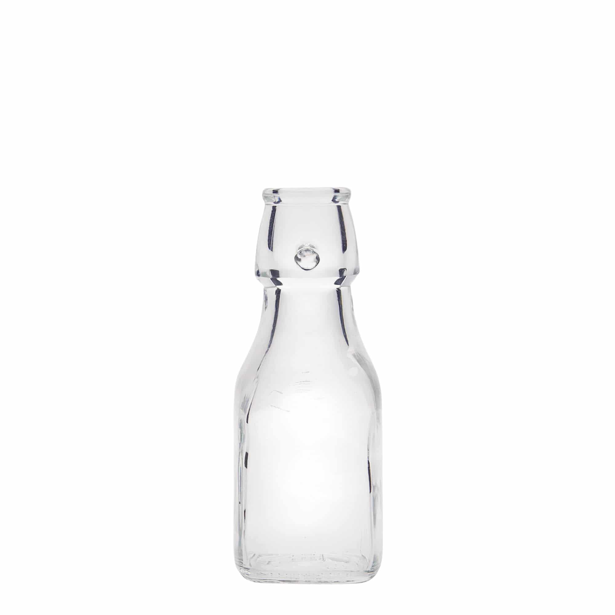 Shishe qelqi 125 ml 'Swing', katrore, hapje: kapëse me shkop