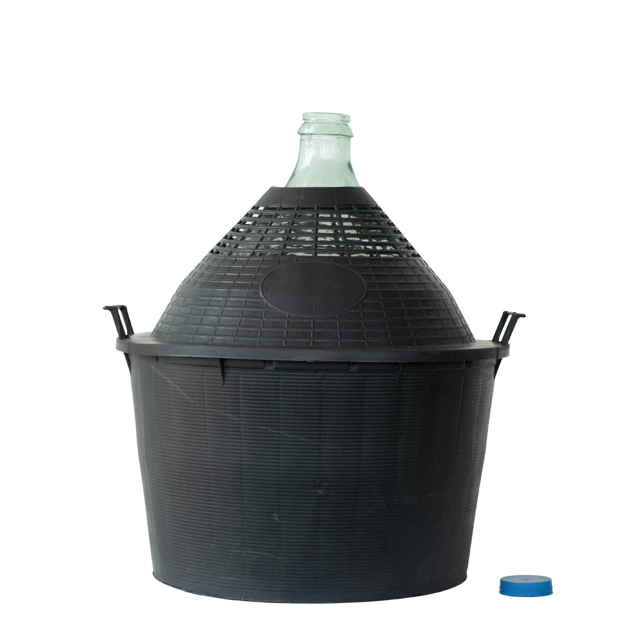 34 l shishe baloni me qafë të ngushtë, qelq, gojë: kapak i mbështjellë 34 l shishe baloni me qafë të ngushtë, qelq, gojë: kapak i mbështjellë