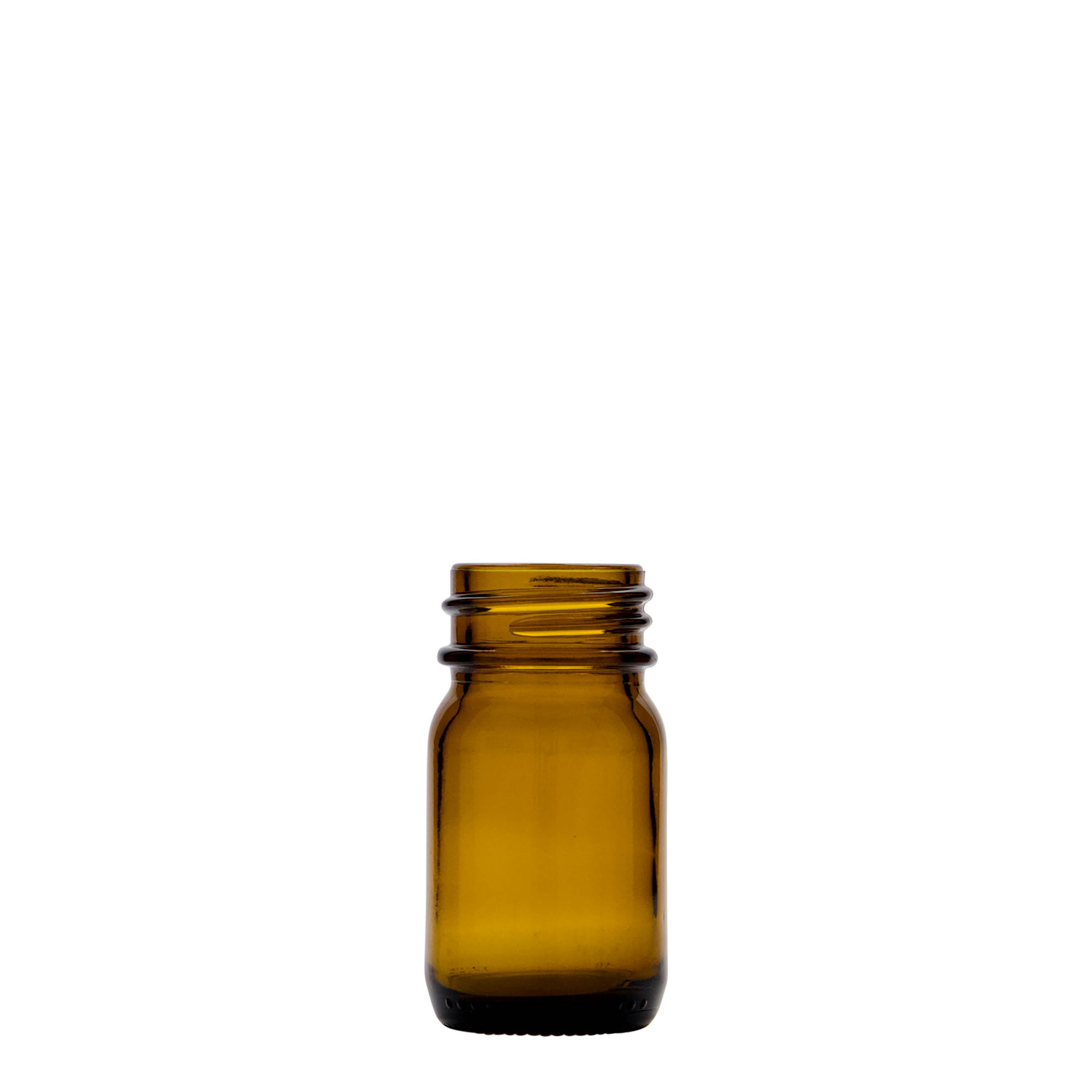 30 ml gotë me qafë të gjerë, kafe, hapje: DIN 32 30 ml gotë me qafë të gjerë, kafe, hapje: DIN 32