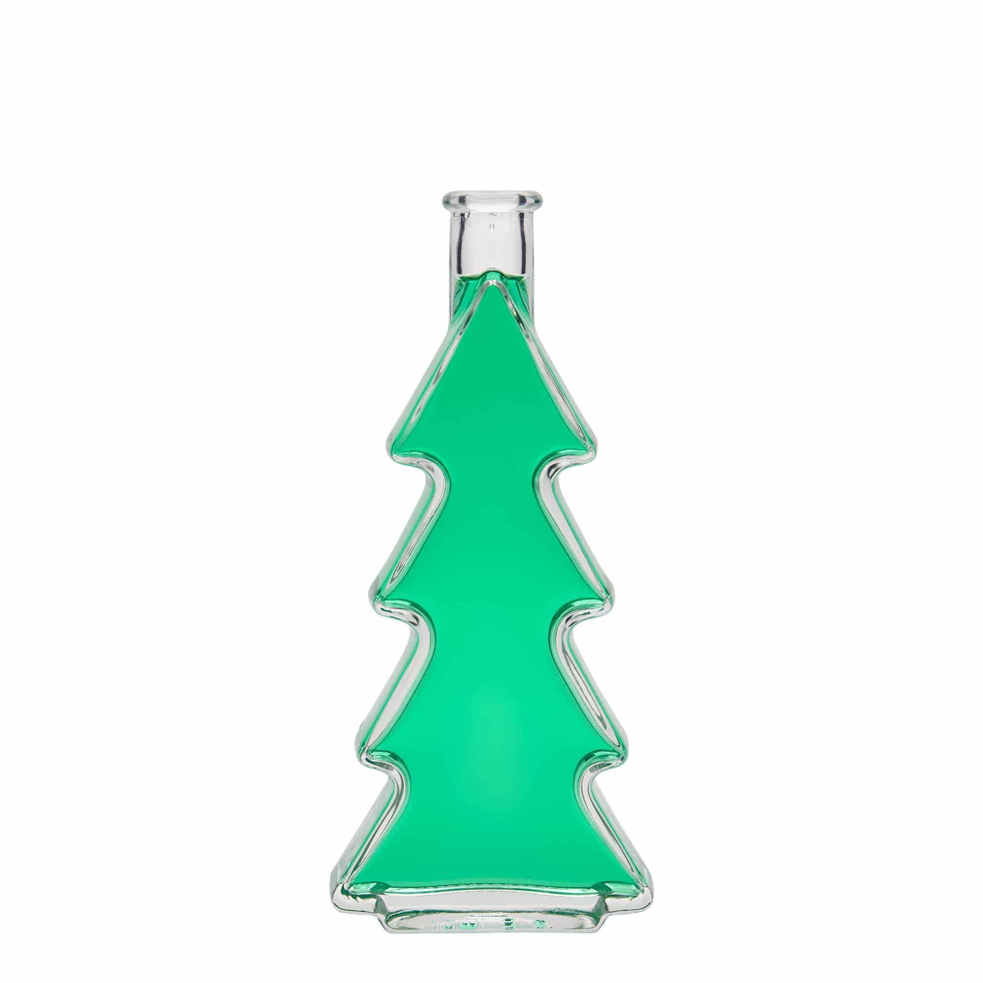 Shishe qelqi 200 ml 'Pema e pishës', Hapura: Kork