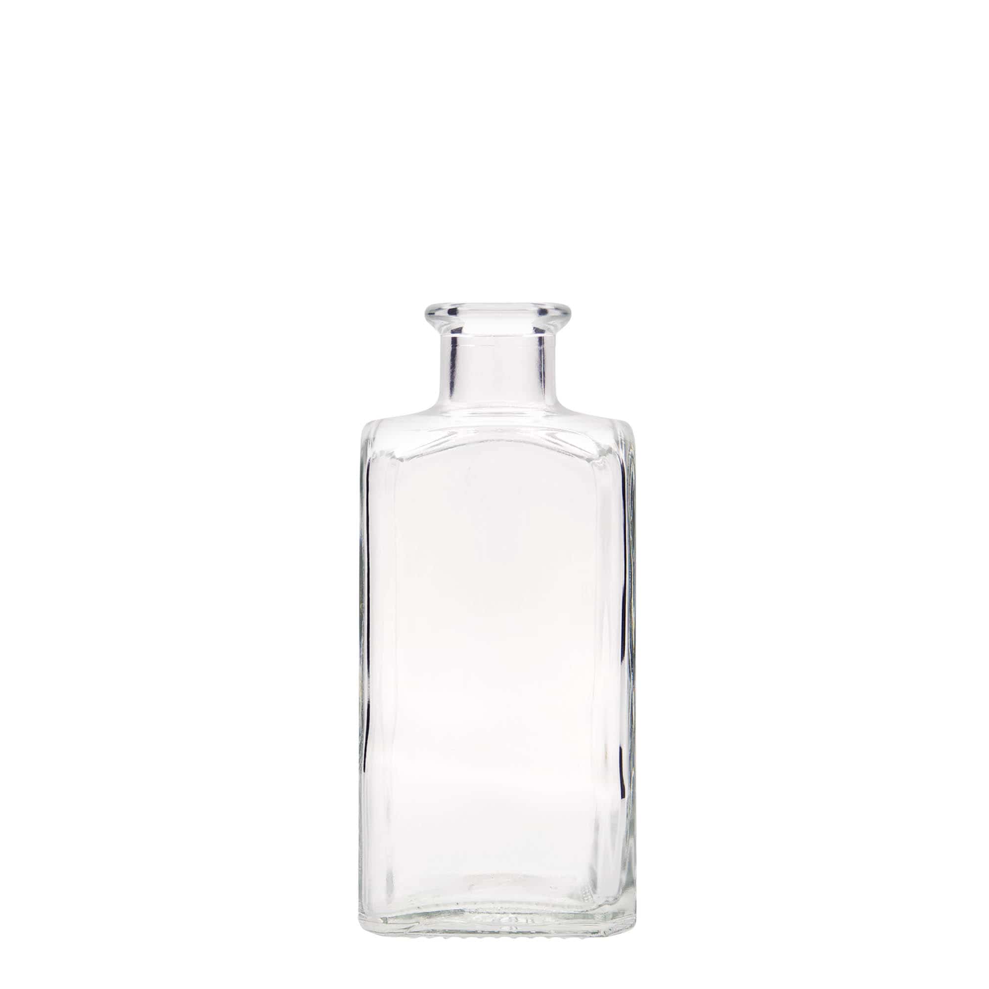 Shishe qelqi 250 ml Apotheker Carré, katrore, gojë: korek