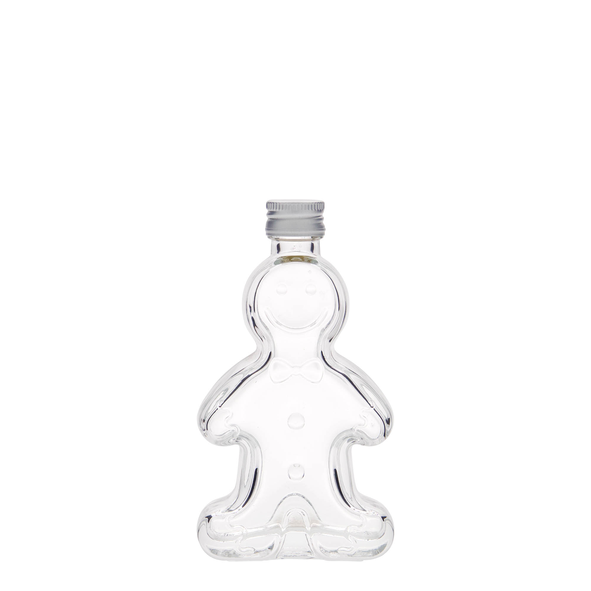 Shishe qelqi 50 ml 'Lebkuchenmann', gojë: PP 18 Shishe qelqi 50 ml 'Lebkuchenmann', gojë: PP 18