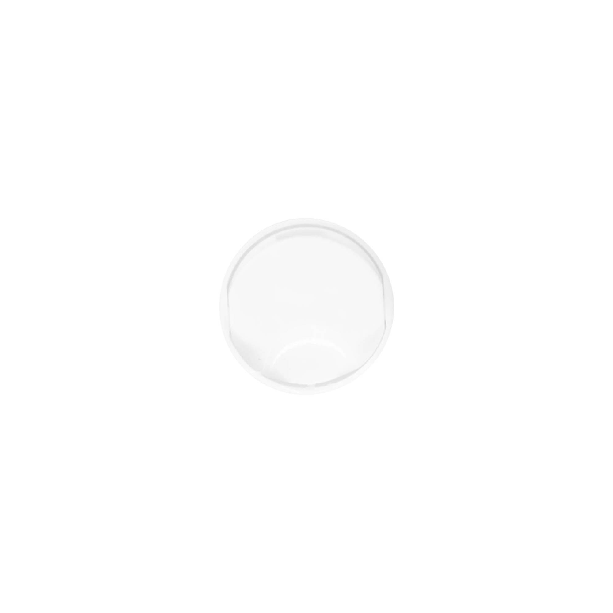Kapak me vidë Disc Top, plastikë PP, i bardhë, për hapje: 20/410