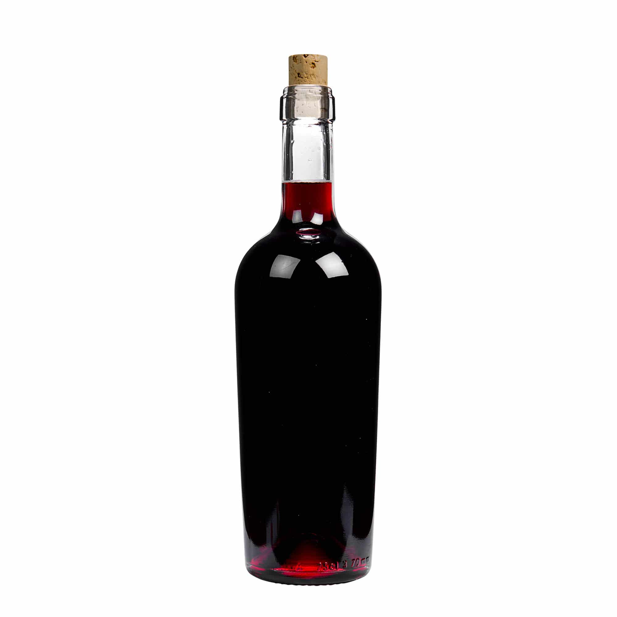750 ml shishe vere 'Imperiale', gojë: kork