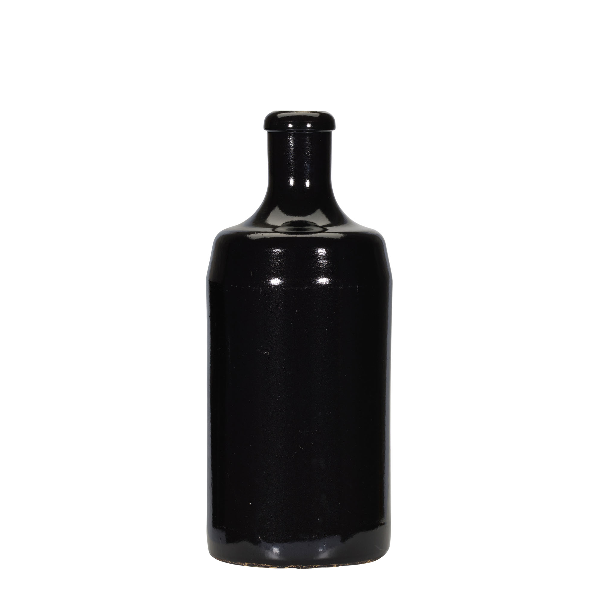700 ml Kërpudhë balte 'Calvados, balte e fortë, e zezë, gojë: kork