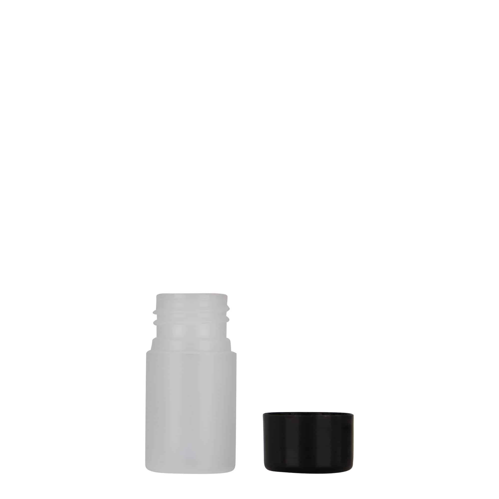 15 ml shishe plastike 'Tuffy', HDPE, natyrale, hapje: 24/410