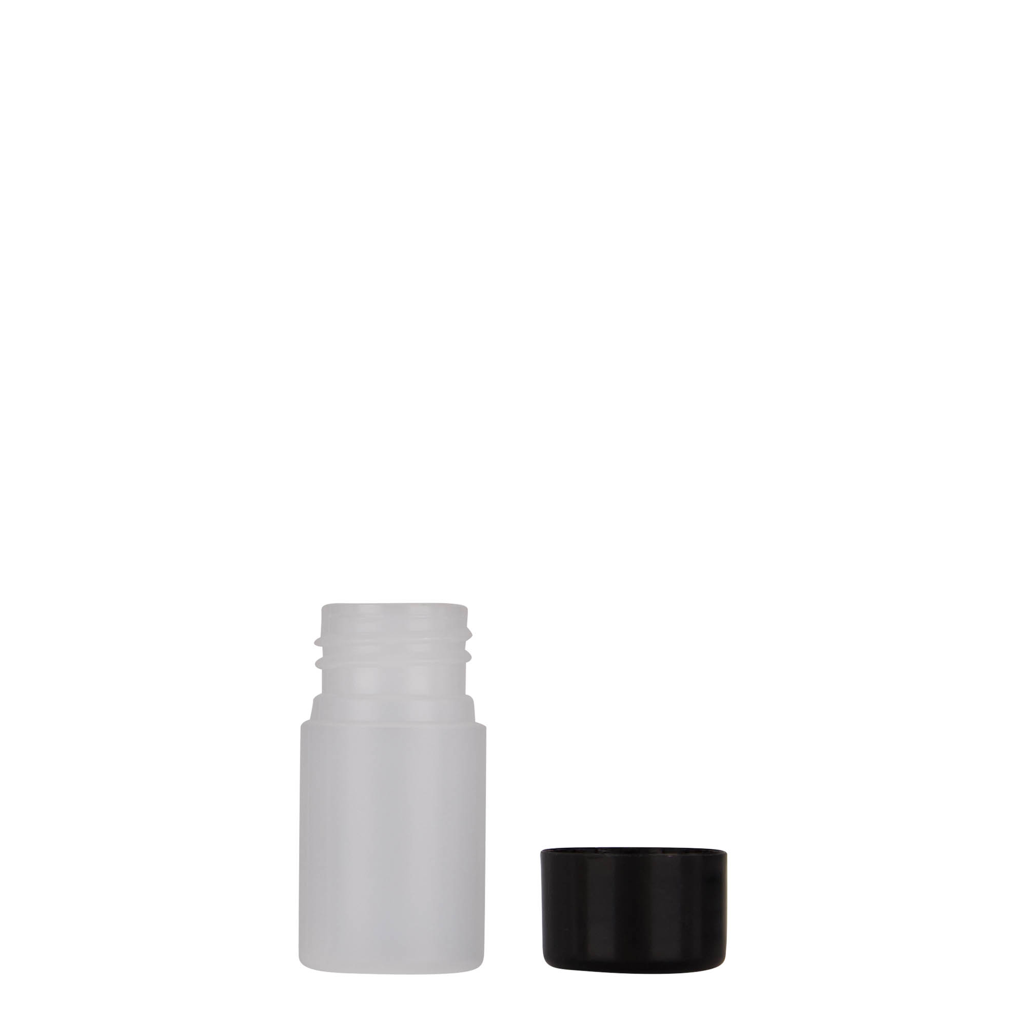 15 ml shishe plastike 'Tuffy', HDPE, natyrale, hapje: 24/410
