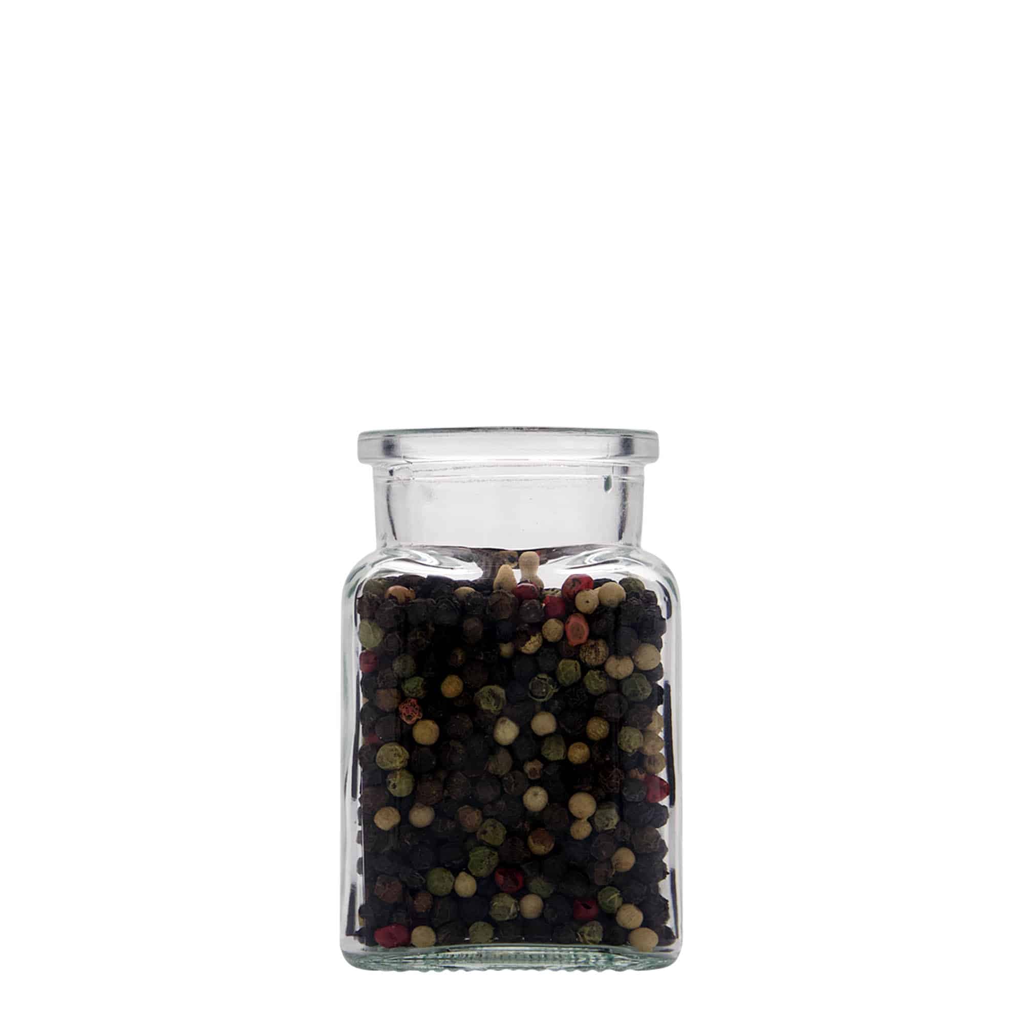 150 ml gotë me kapak kork, katror, gojë: kork