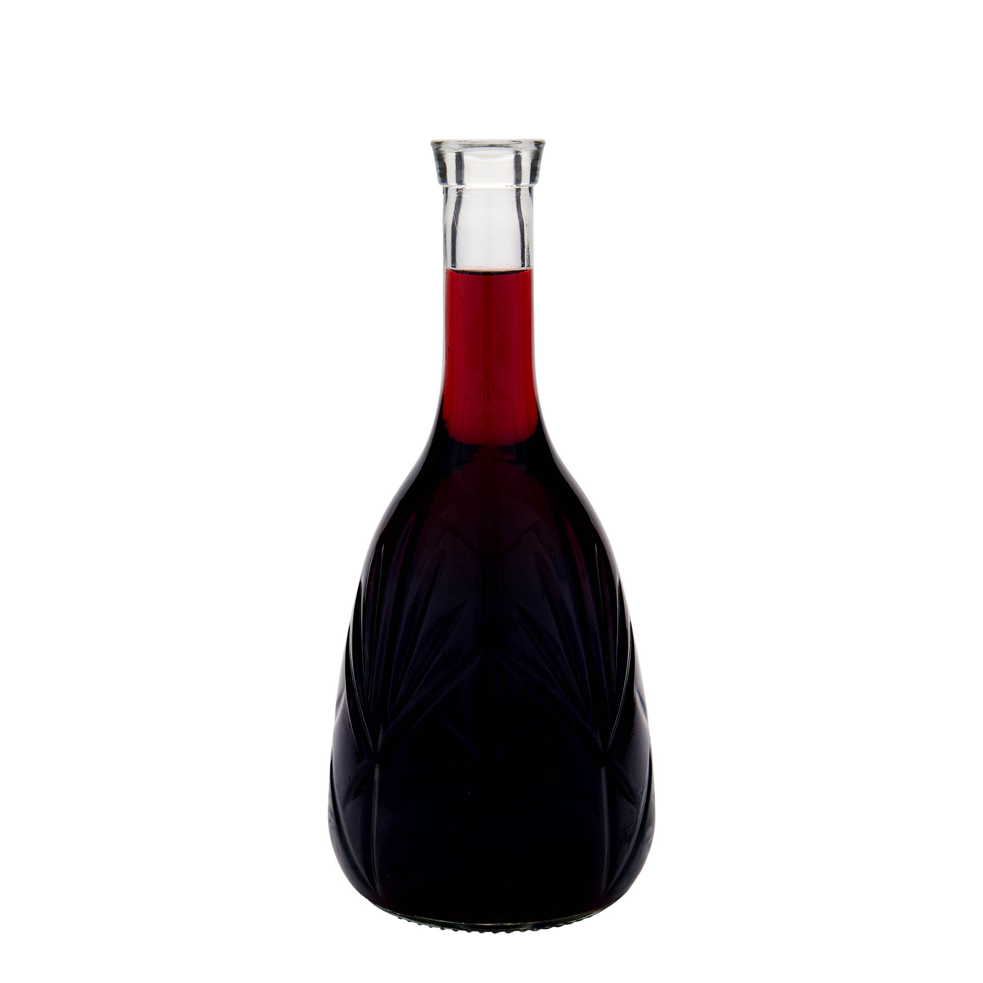 1.000 ml shishe qelqi 'Reliefa', gojë: kork