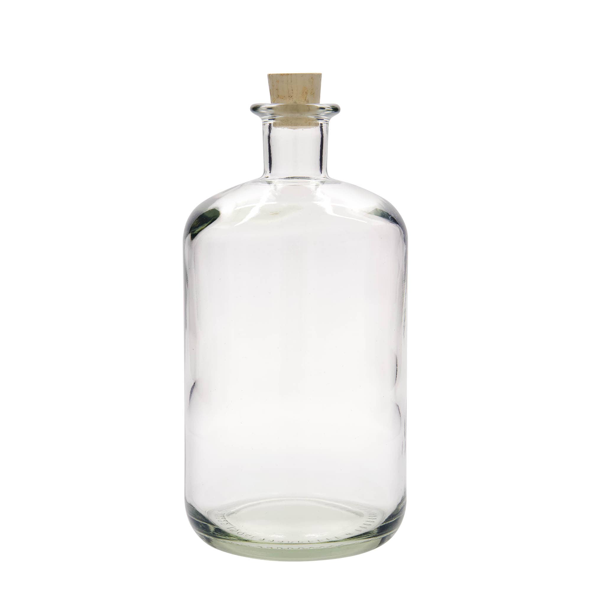 1.500 ml shishe qelqi farmacisti, goja: kork