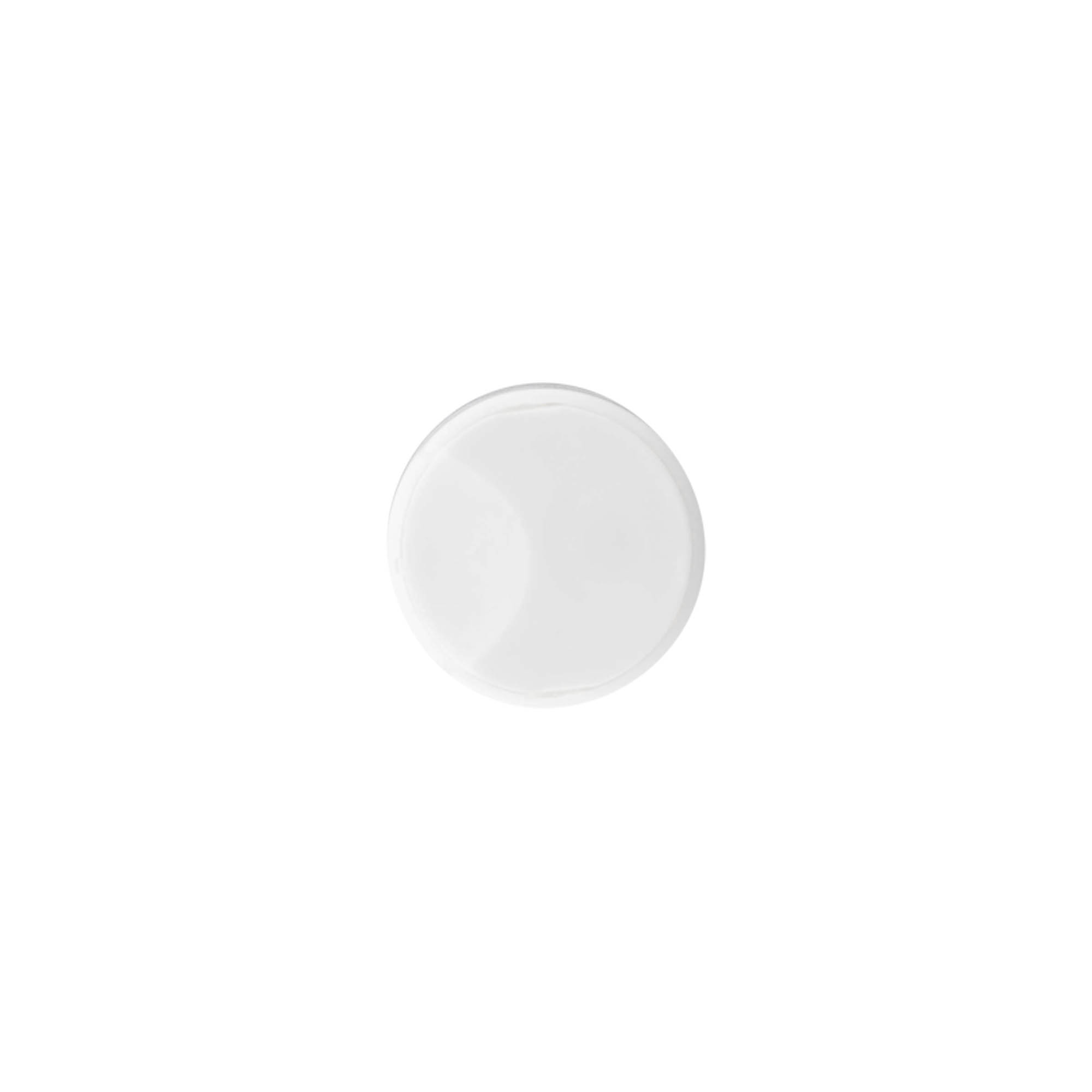 Kapak me vidë Disc Top, plastikë PP, i bardhë, për hapje: 24/410 Kapak me vidë Disc Top, plastikë PP, i bardhë, për hapje: 24/410