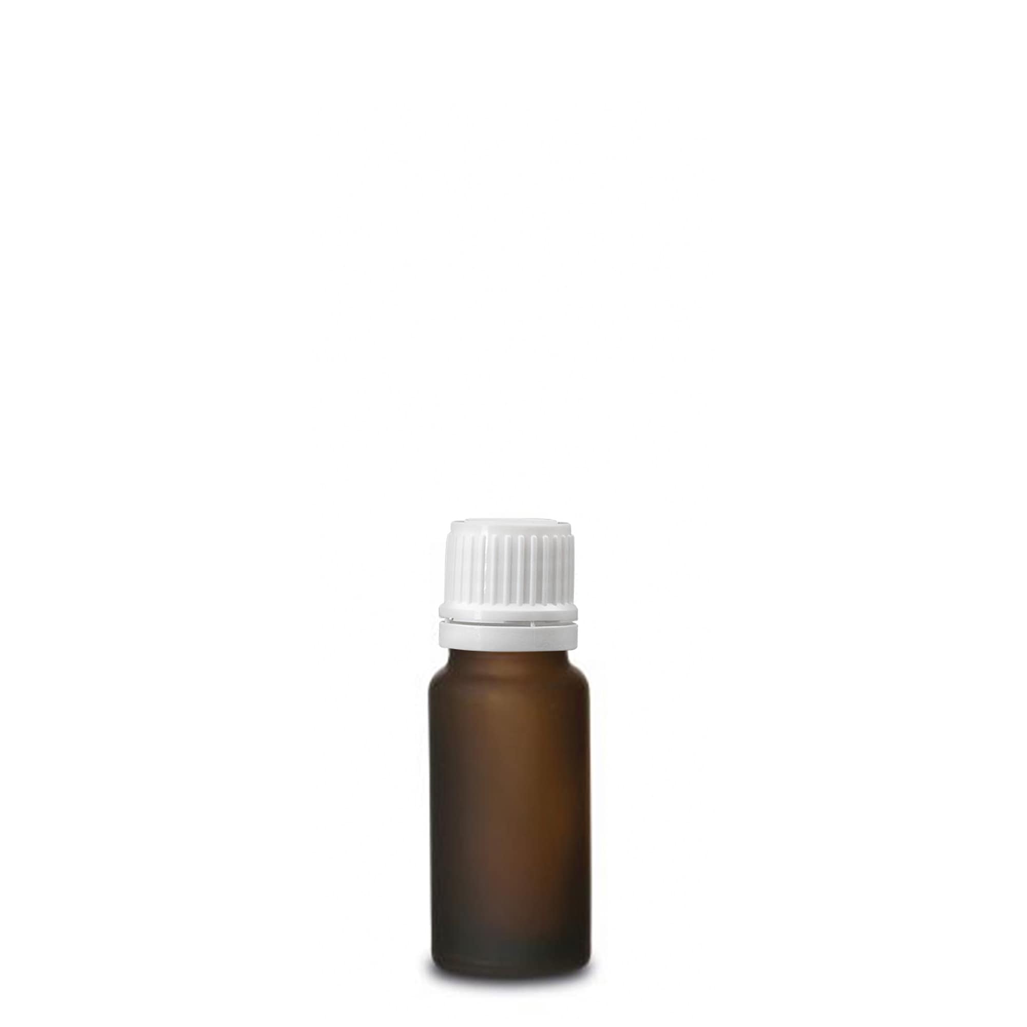10 ml shishe mjekësore, qelq, e errët me ngrirje, goja: DIN 18
