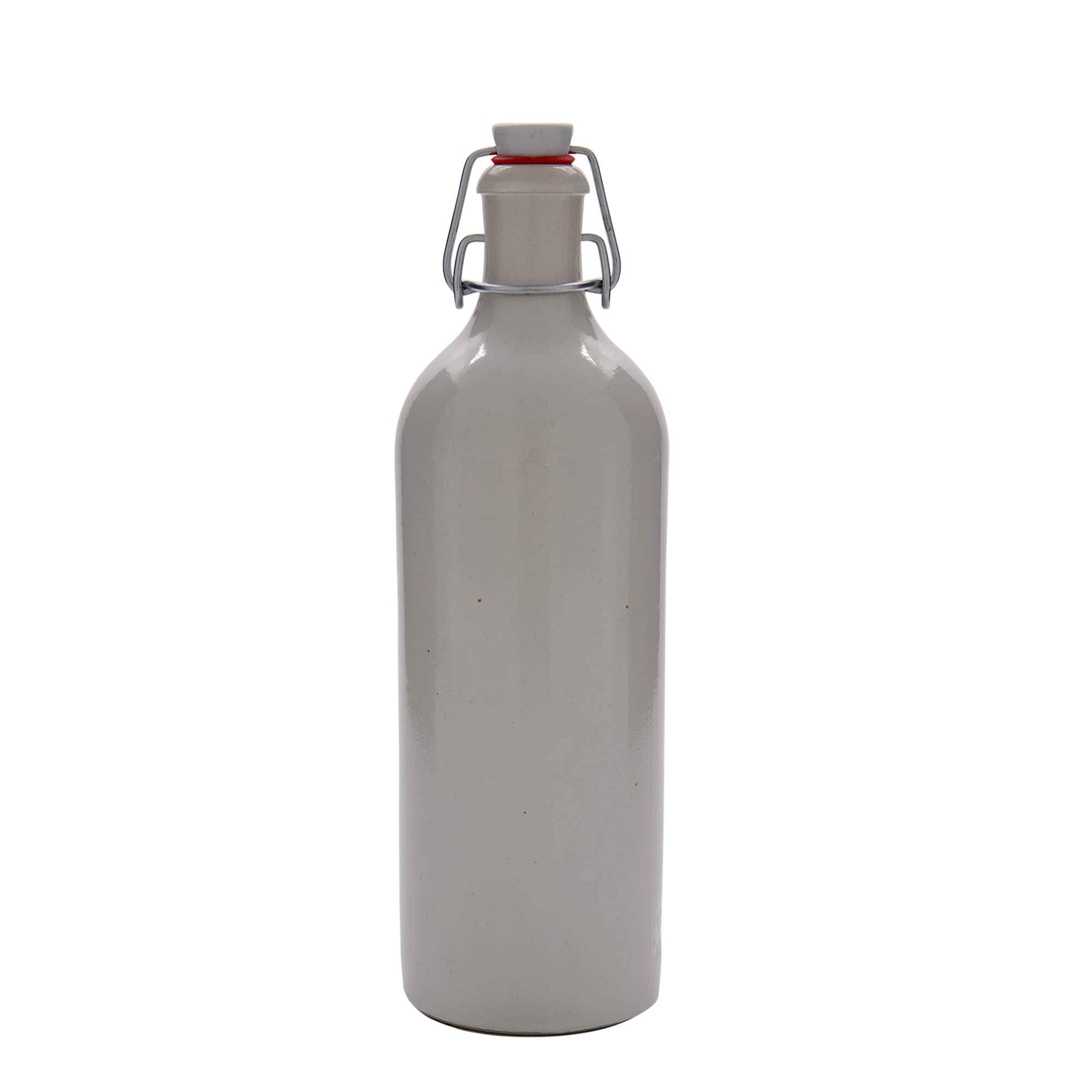 750 ml krua qeramike, qeramikë, e bardhë, gojë: mbyllje me kapëse.