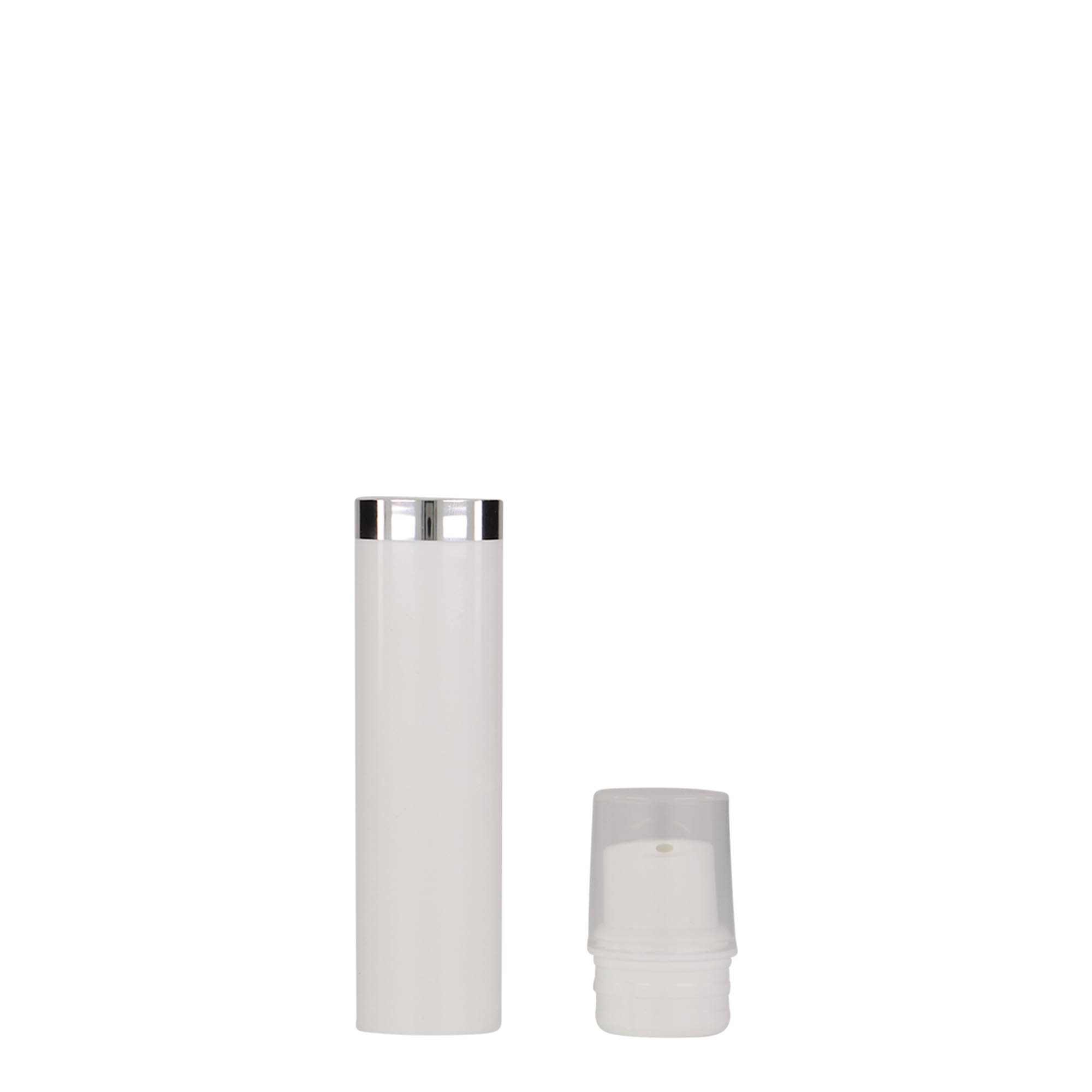 15 ml Dispenser Airless 'Nano', plastik PP, i bardhë 15 ml Dispenser Airless 'Nano', plastik PP, i bardhë
