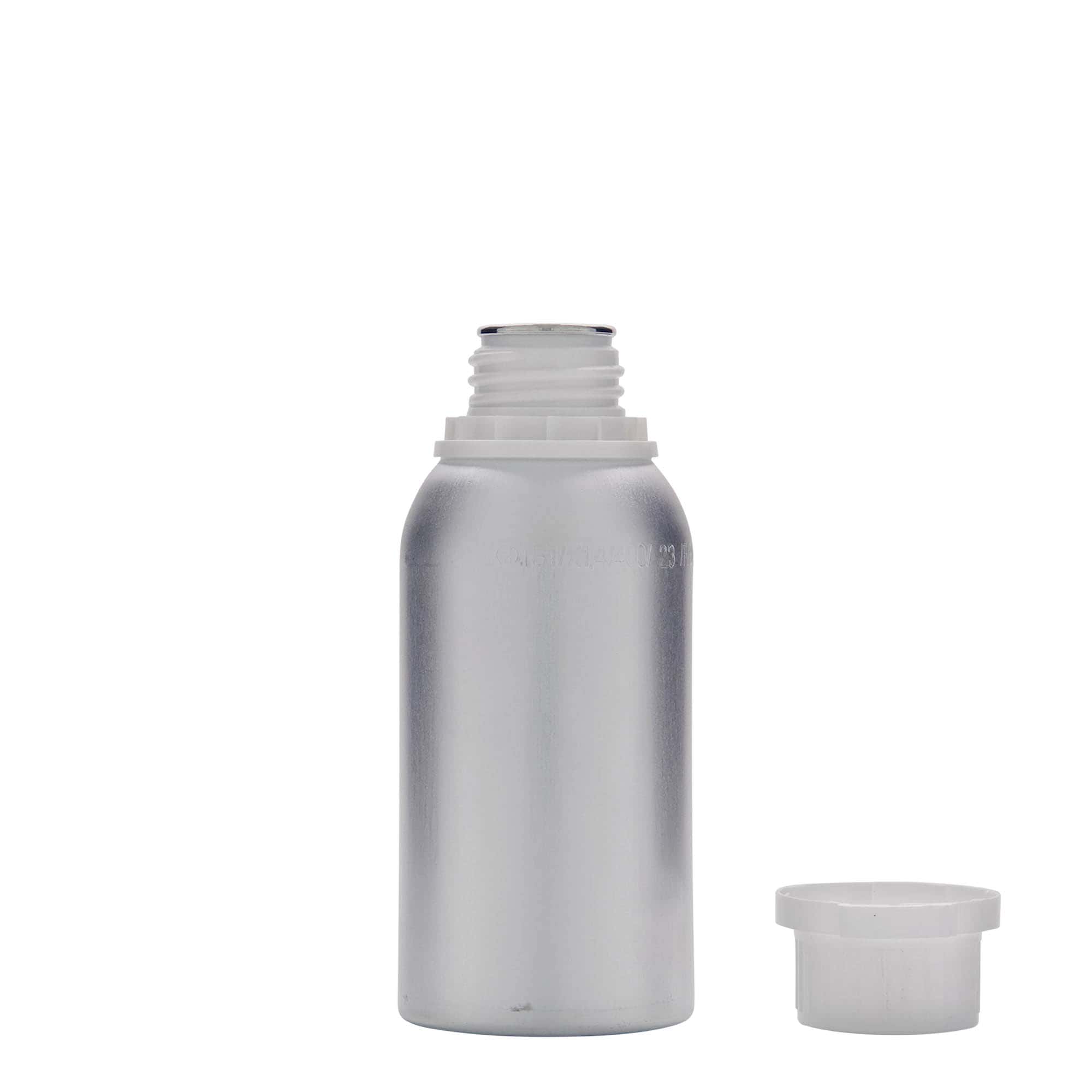 275 ml shishe alumini, metal, argjend, goja: DIN 32