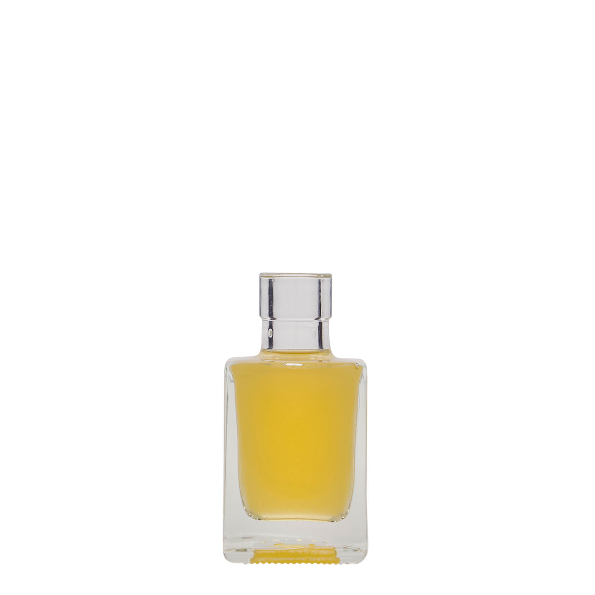 Shishe qelqi 50 ml 'Cube', katrore, gojë: kork Shishe qelqi 50 ml 'Cube', katrore, gojë: kork