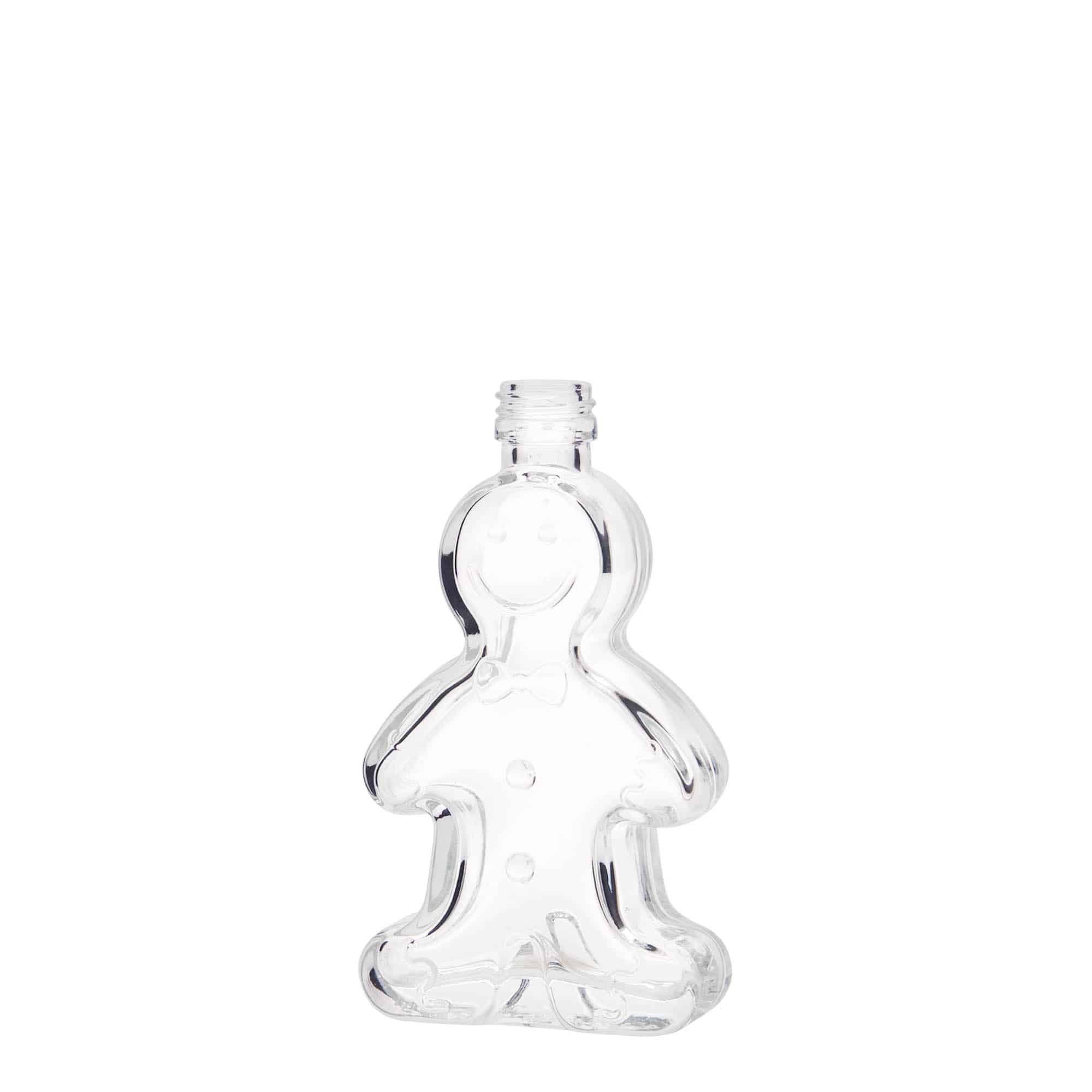 Shishe qelqi 50 ml 'Lebkuchenmann', gojë: PP 18 Shishe qelqi 50 ml 'Lebkuchenmann', gojë: PP 18
