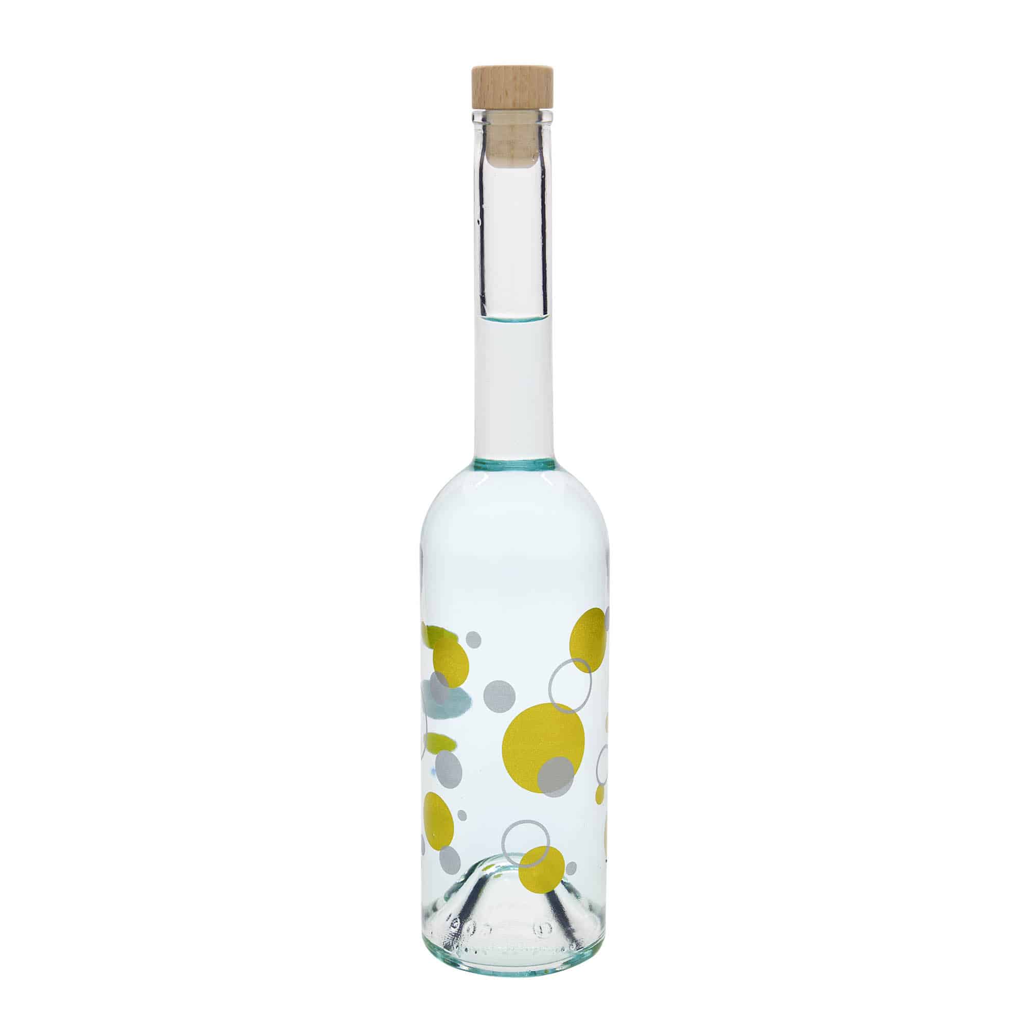 Shishe qelqi 500 ml 'Opera', motiv: pika, gojë: kork