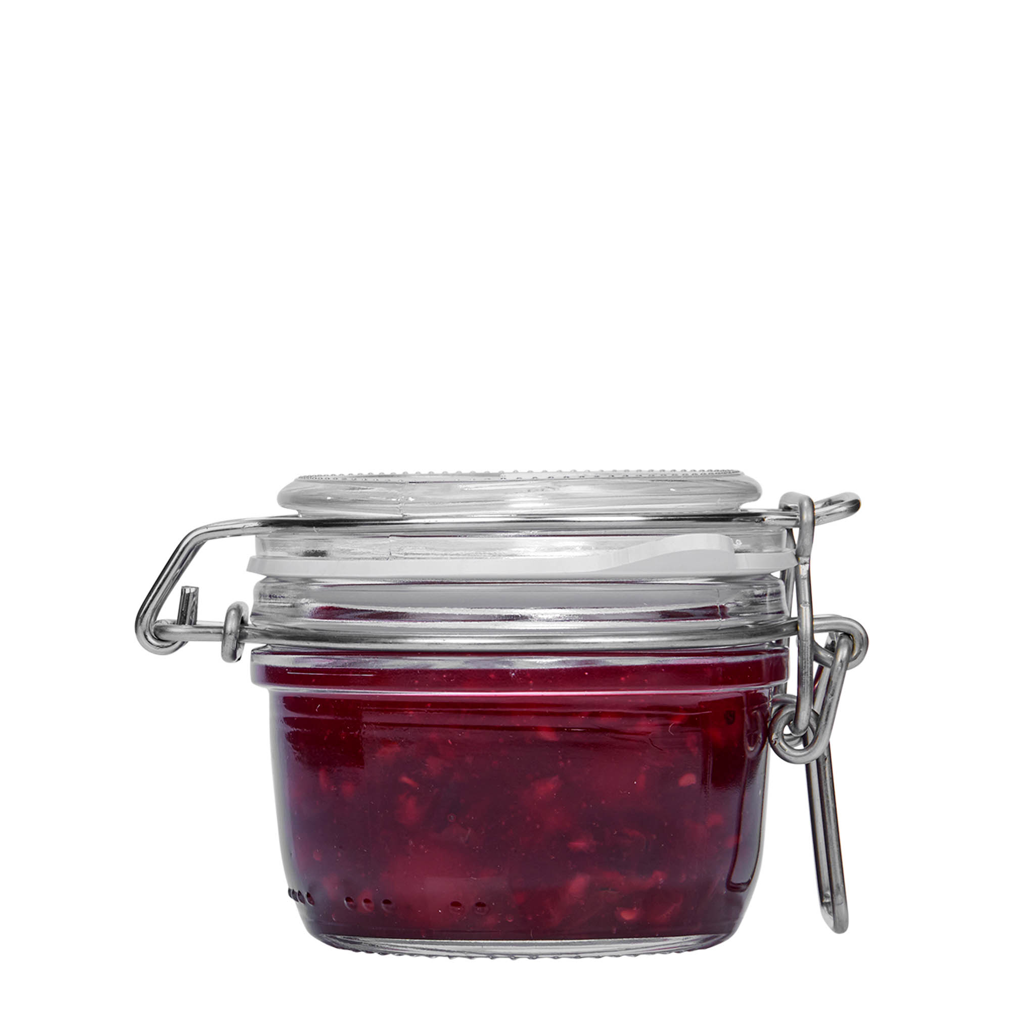 125 ml kavanoz me kapak me tel 'Fido', hapja: mbyllje me kapak me tel