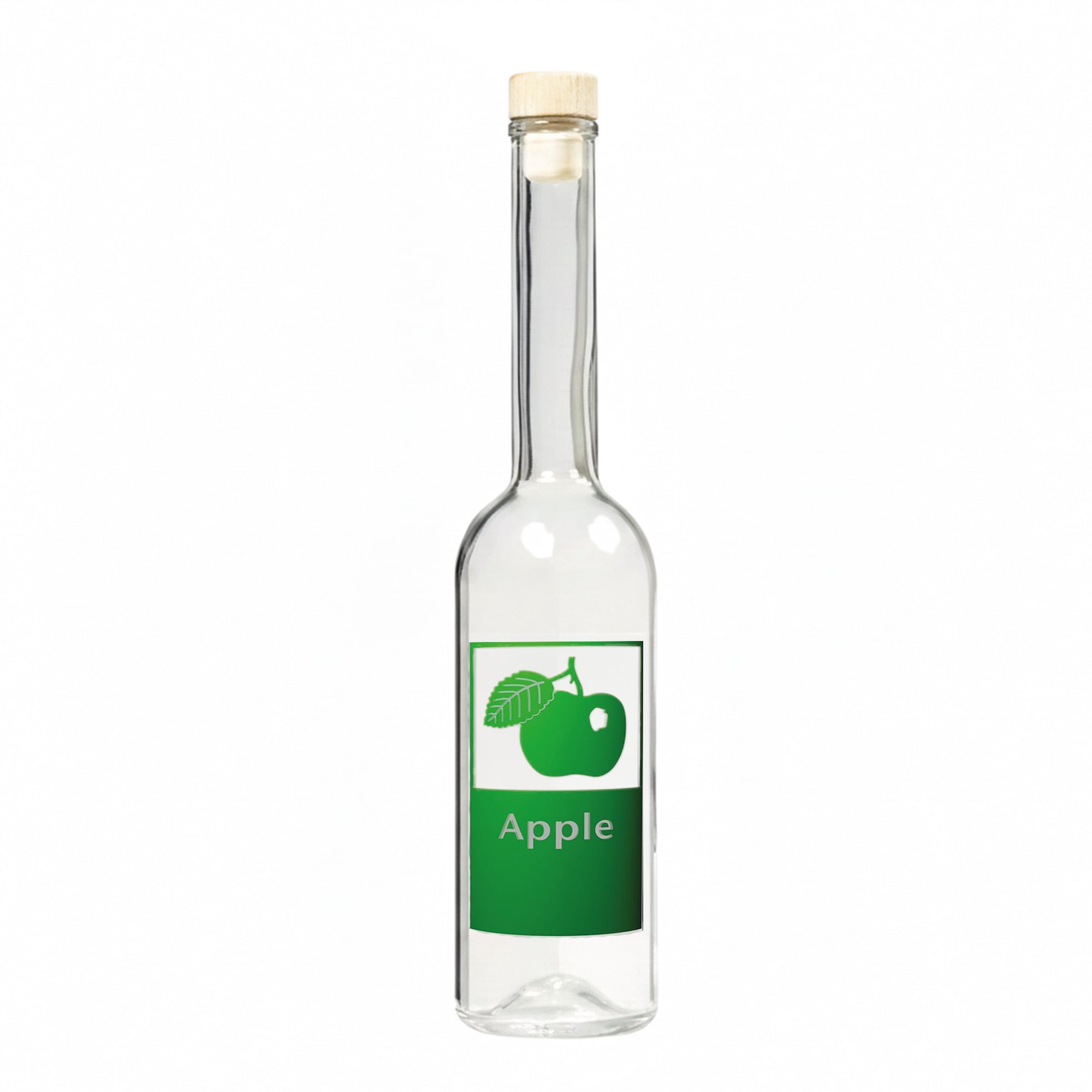 Shishe qelqi 500 ml 'Opera', motiv: Molla, gojë: Kork
