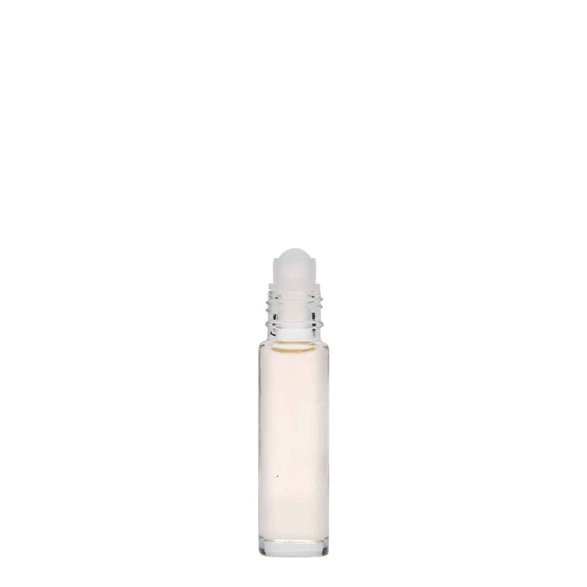 Shishe rrotulluese 10 ml, qelq, gojë: kapak me vida