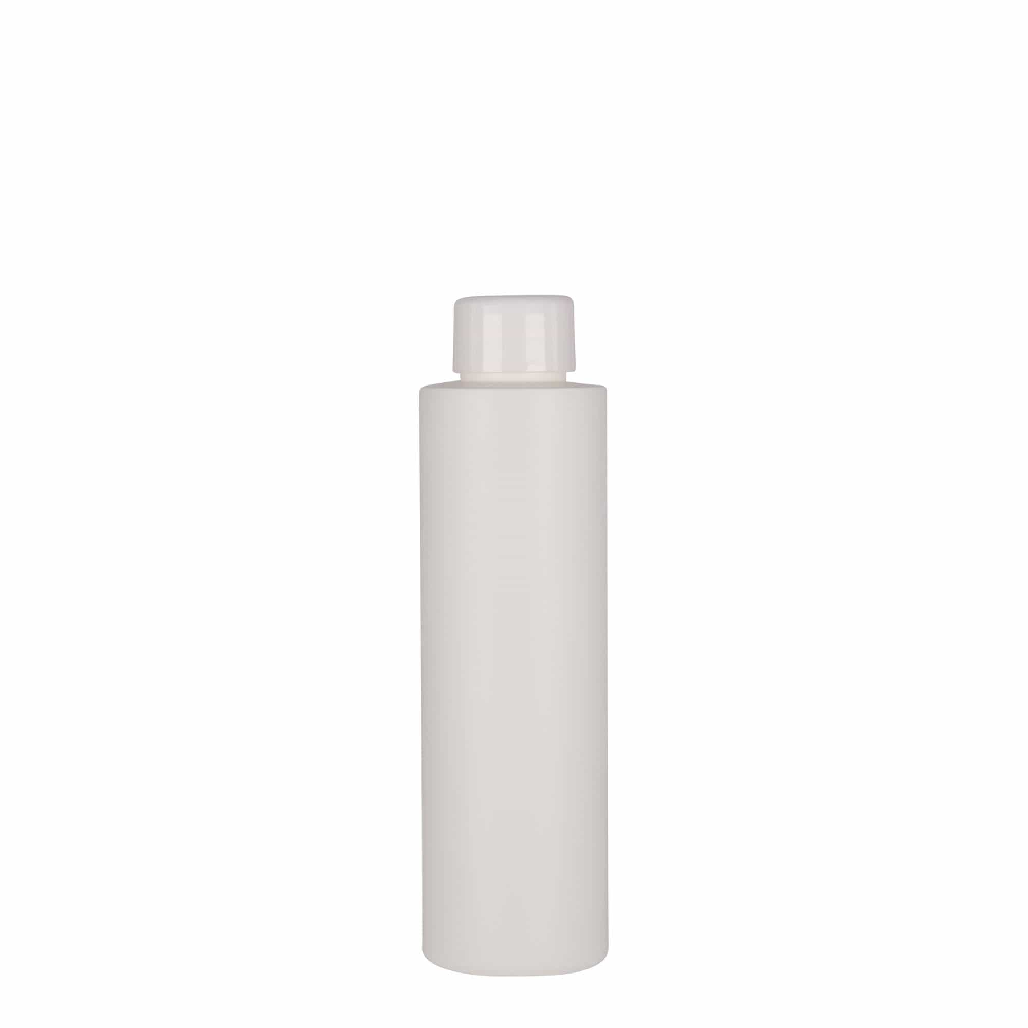 150 ml shishe plastike 'Pipe', HDPE, e bardhë, gojëzimi: 24/410
