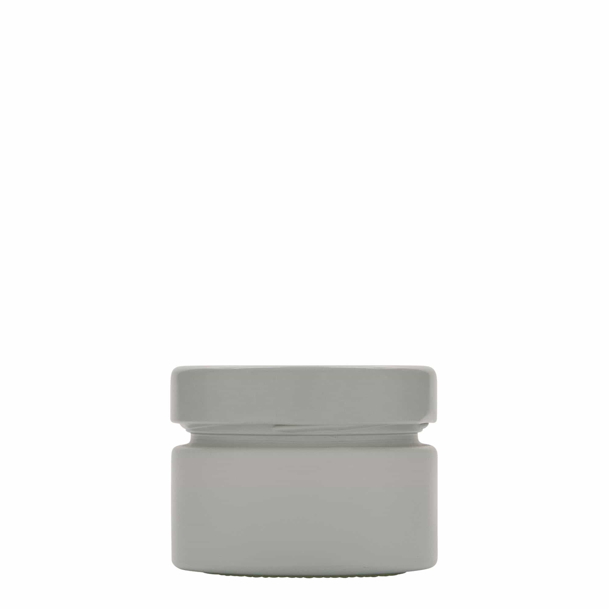 130 ml gotë e rrumbullakët 'Aurora', e bardhë, hapje: Deep-Twist-Off (DTO 66)
