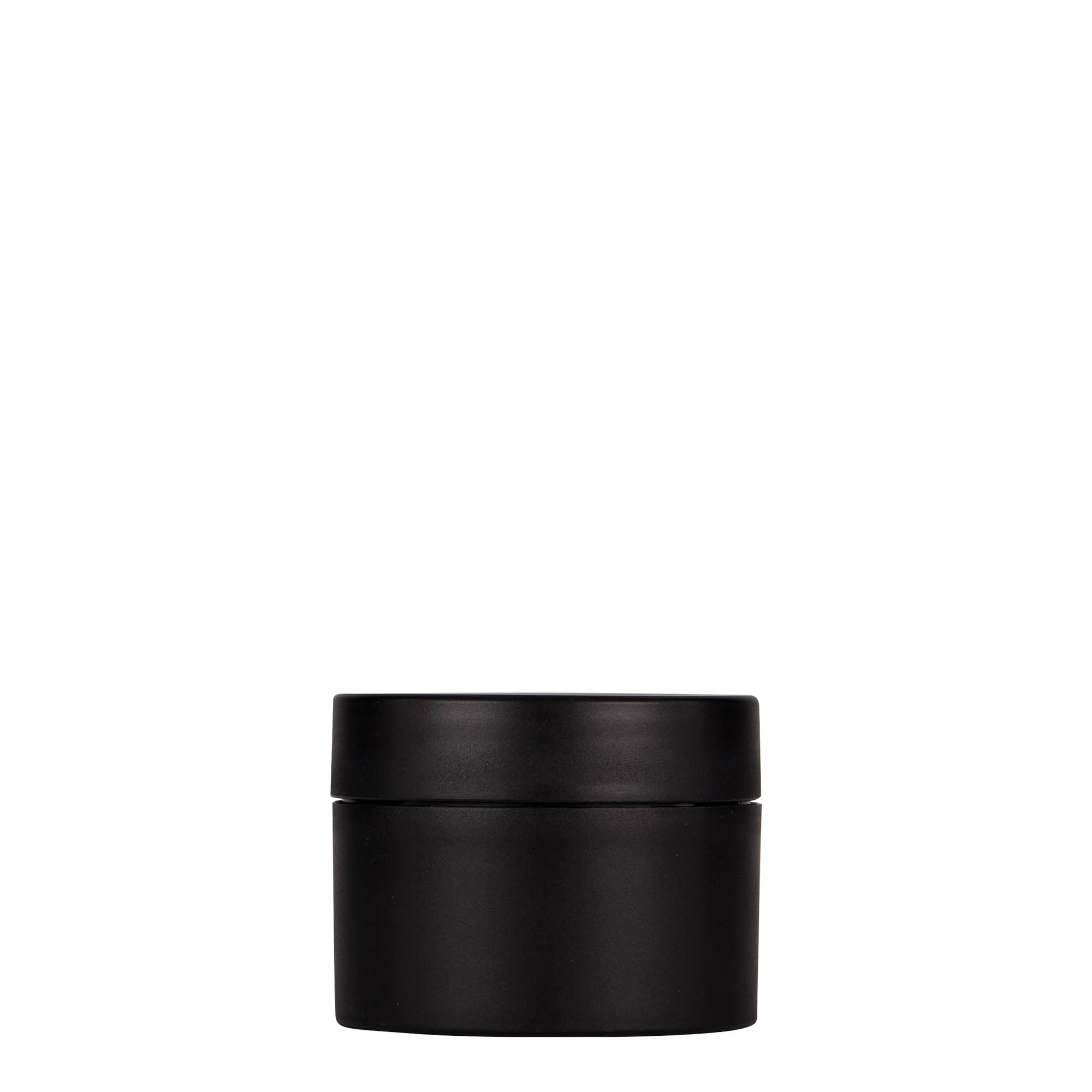 50 ml enë plastike 'Antonella', PP, e zezë, hapje: kapak me vida 50 ml enë plastike 'Antonella', PP, e zezë, hapje: kapak me vida