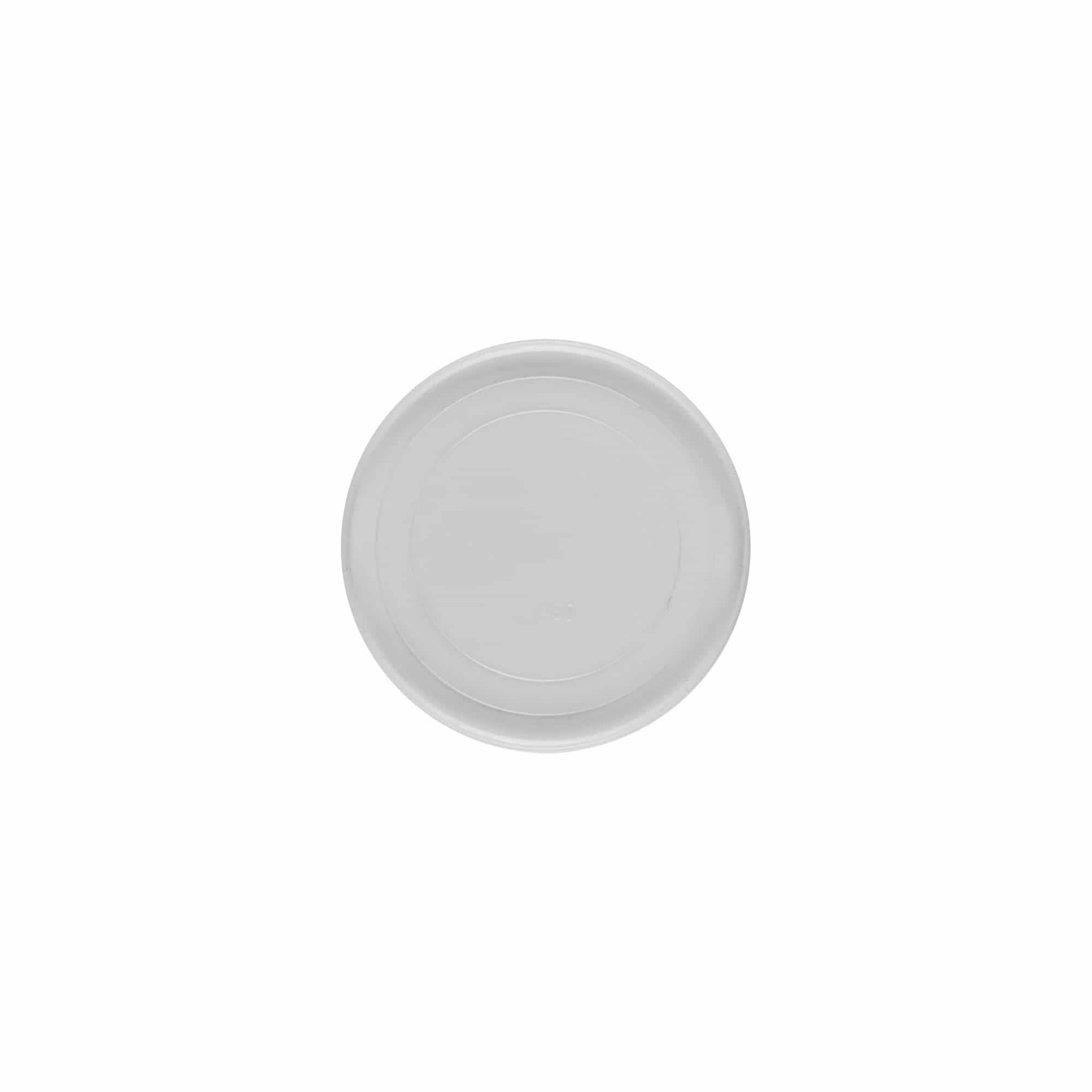 Fletë mbuluese për 15 ml 'Bianca', plastikë PP, e bardhë