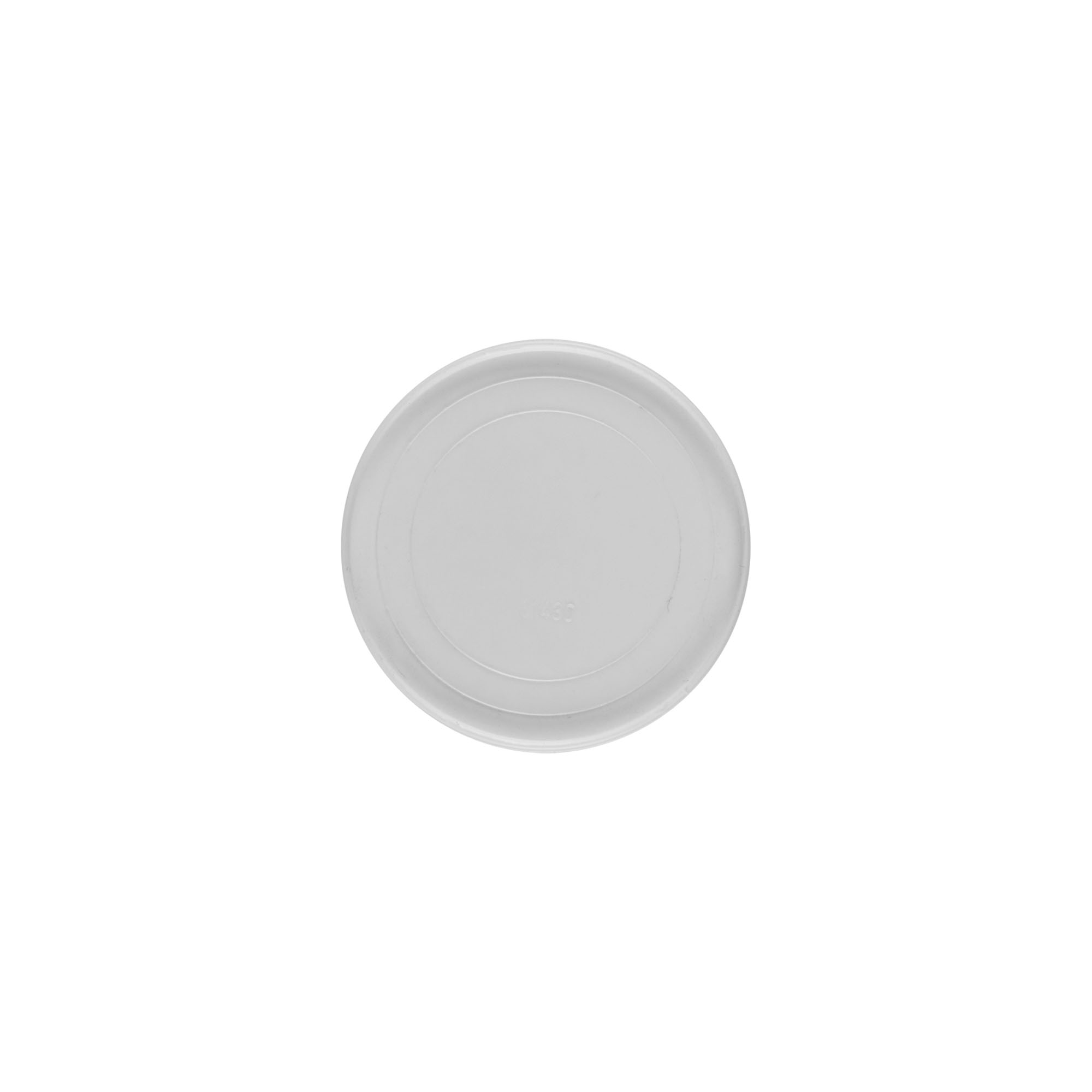 Fletë mbuluese për 15 ml 'Bianca', plastikë PP, e bardhë