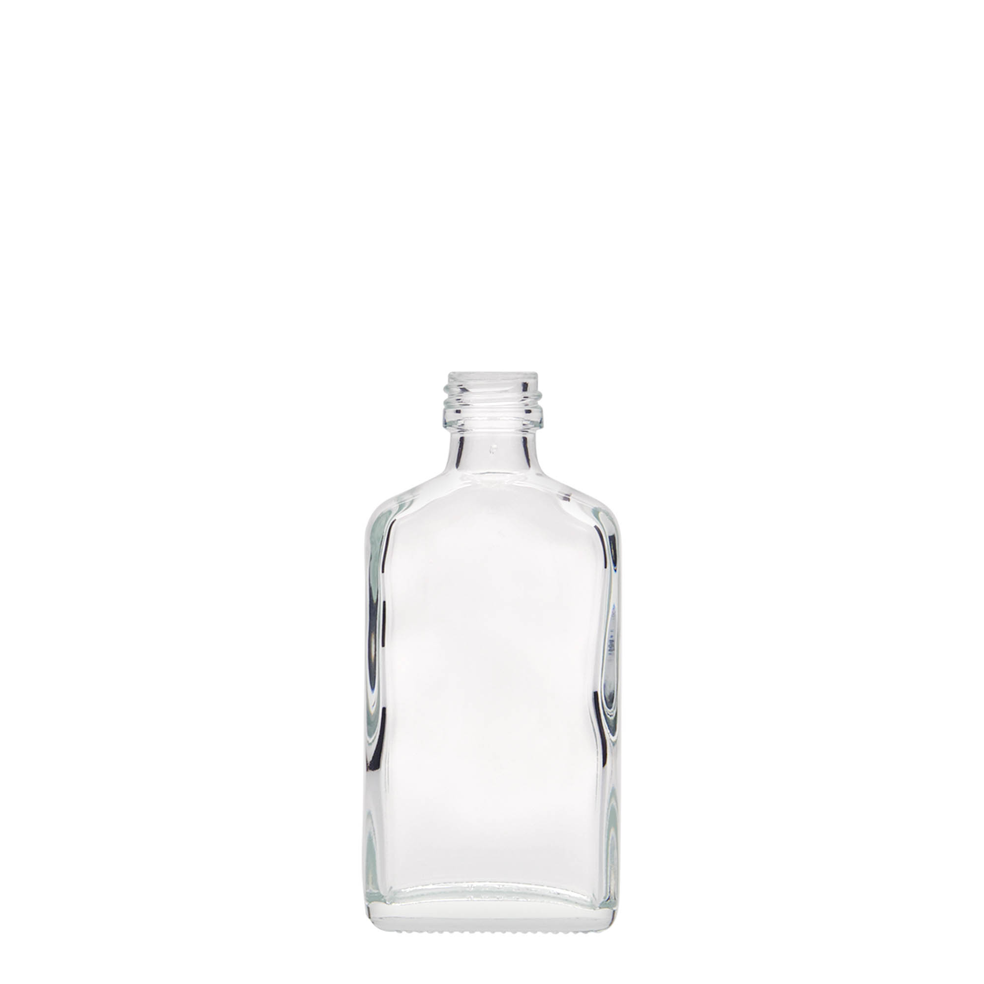 Shishe dore 50 ml, drejtkëndore, qelq, gojë: PP 18