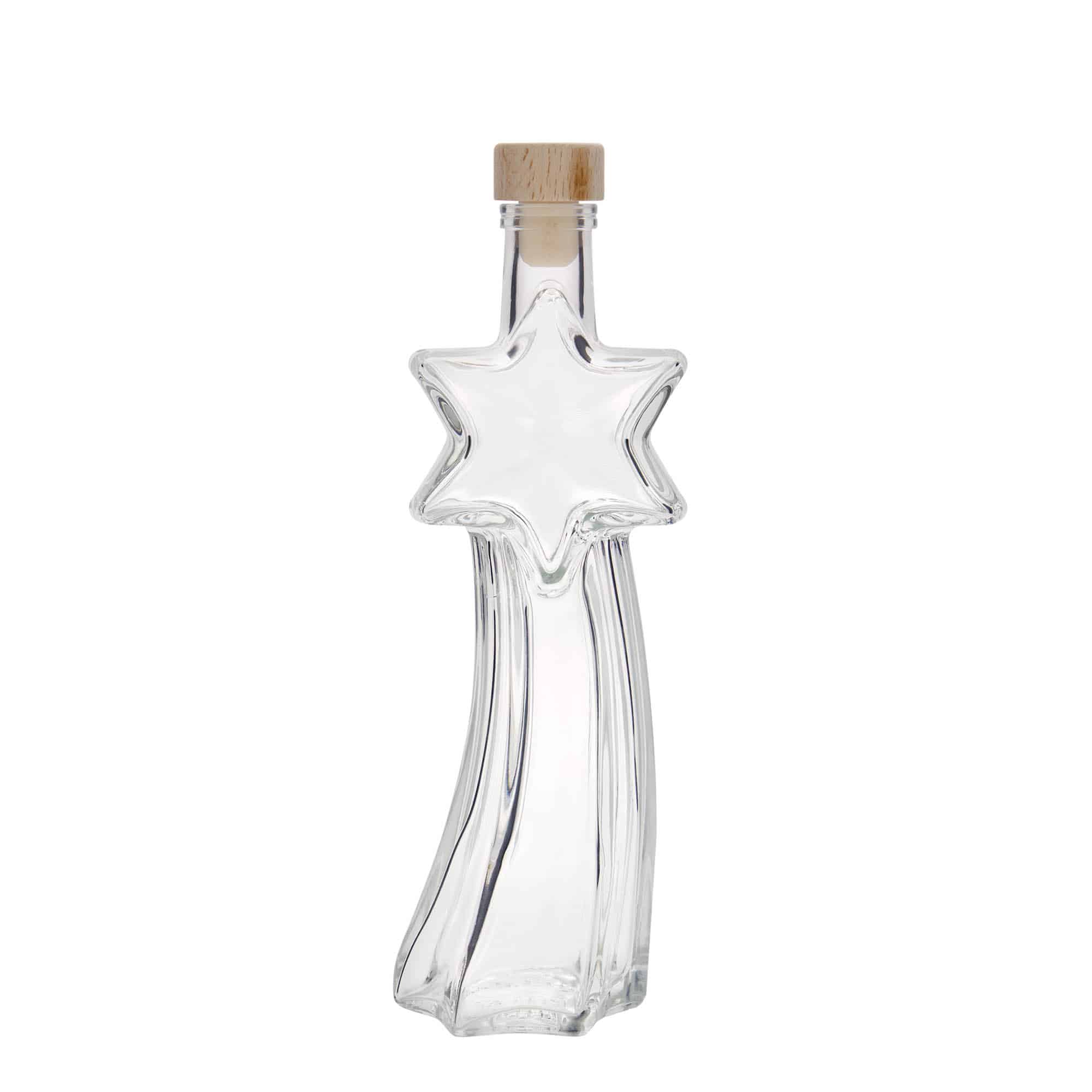 200 ml shishe qelqi 'Rrufe ylli', hapja: korek