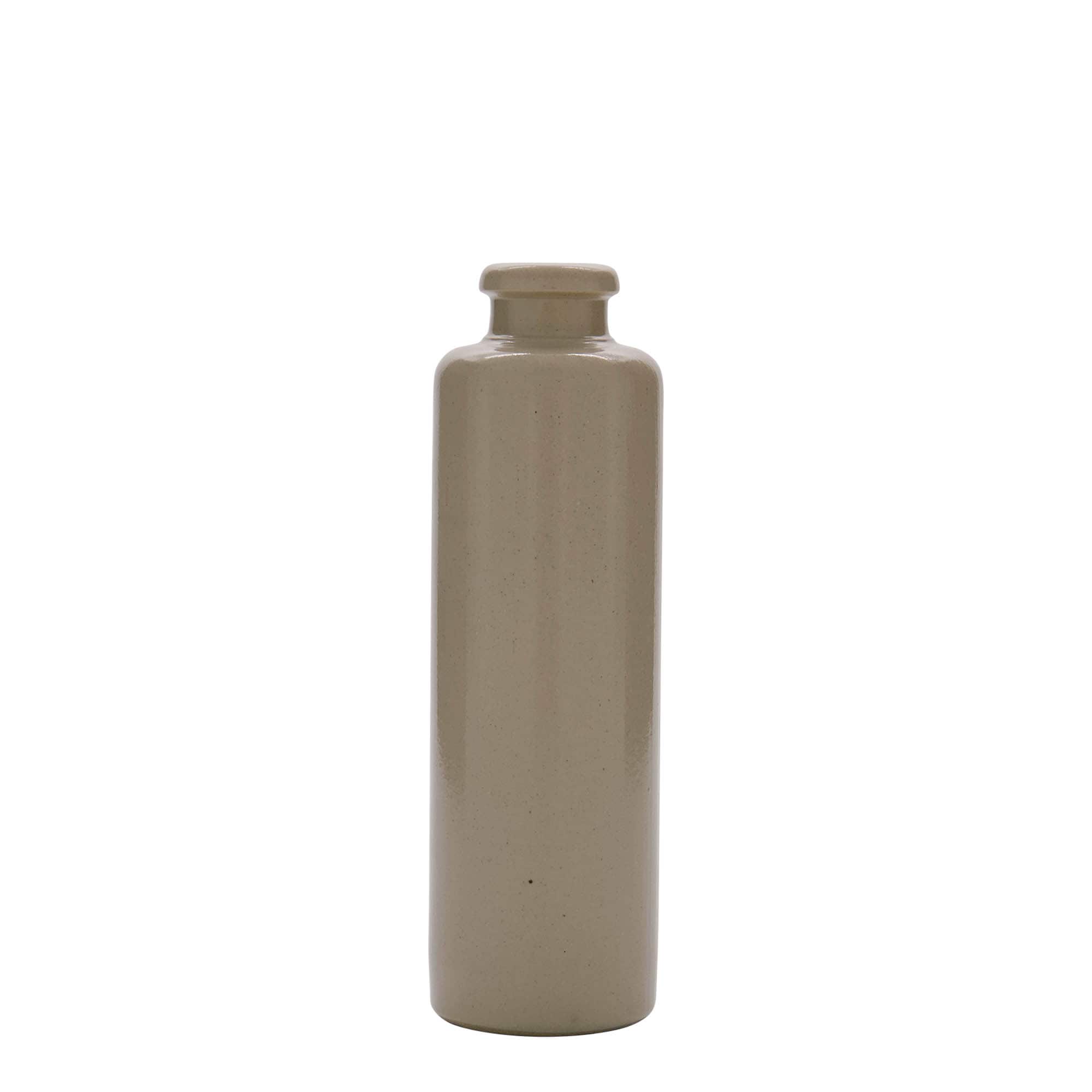 200 ml krua me ton, qeramikë, bezhë, gojë: korek