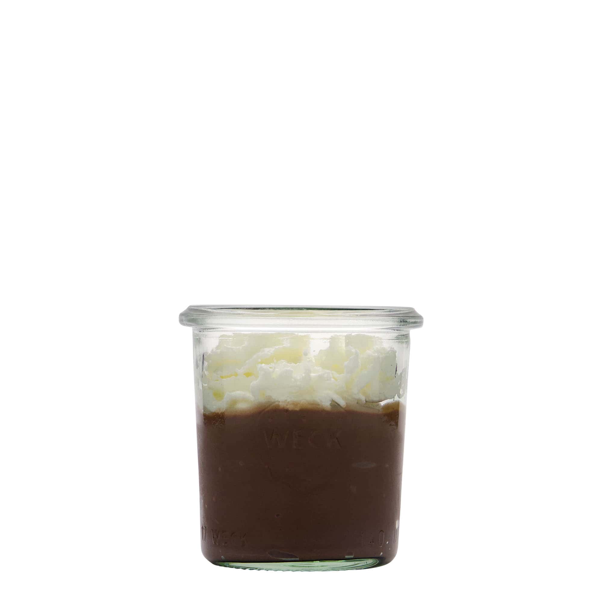 140 ml gotë WECK me bazë të pjerrët, gojë: buzë e rrumbullakët 140 ml gotë WECK me bazë të pjerrët, gojë: buzë e rrumbullakët