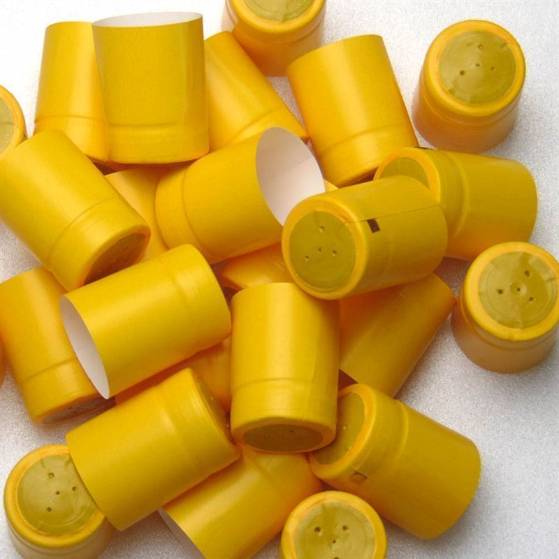 Kapak tkurrës 32x41, plastikë PVC, e verdhë Kapak tkurrës 32x41, plastikë PVC, e verdhë