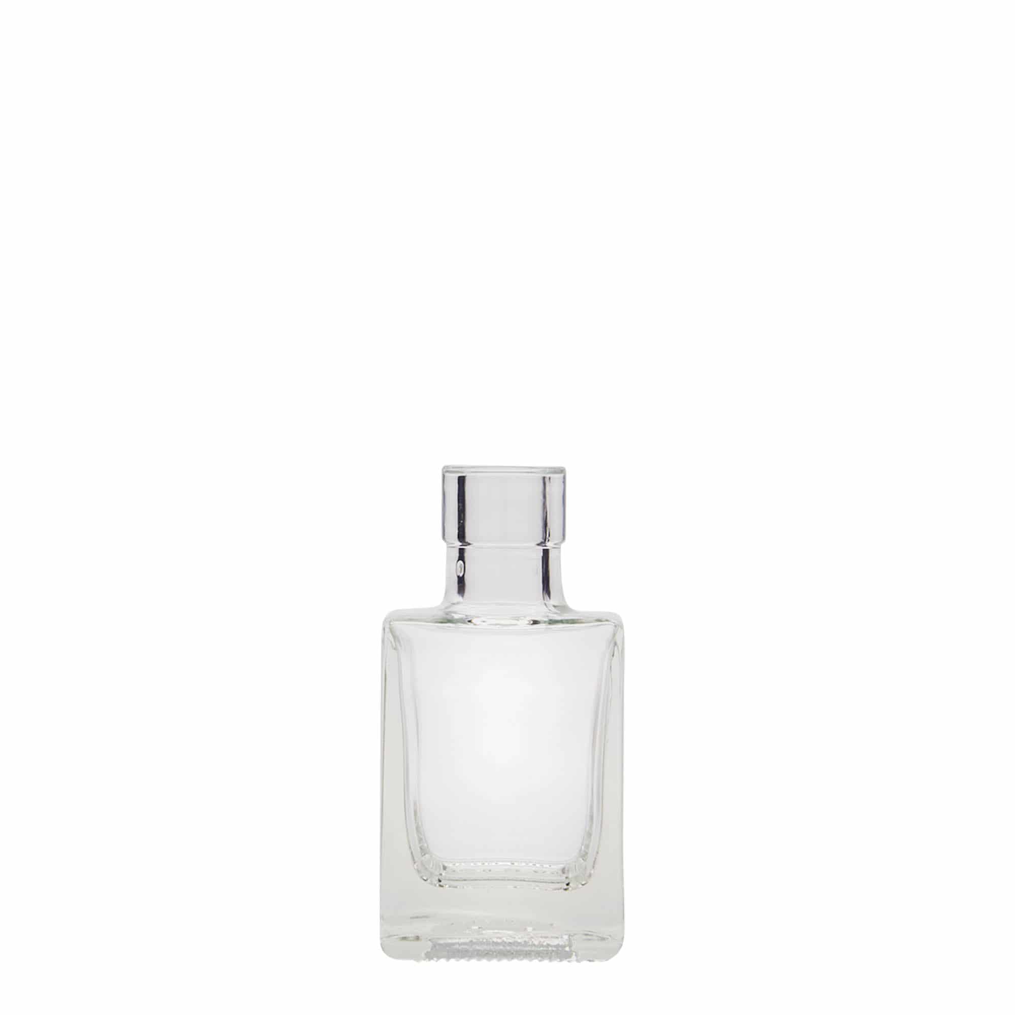 Shishe qelqi 50 ml 'Cube', katrore, gojë: kork
