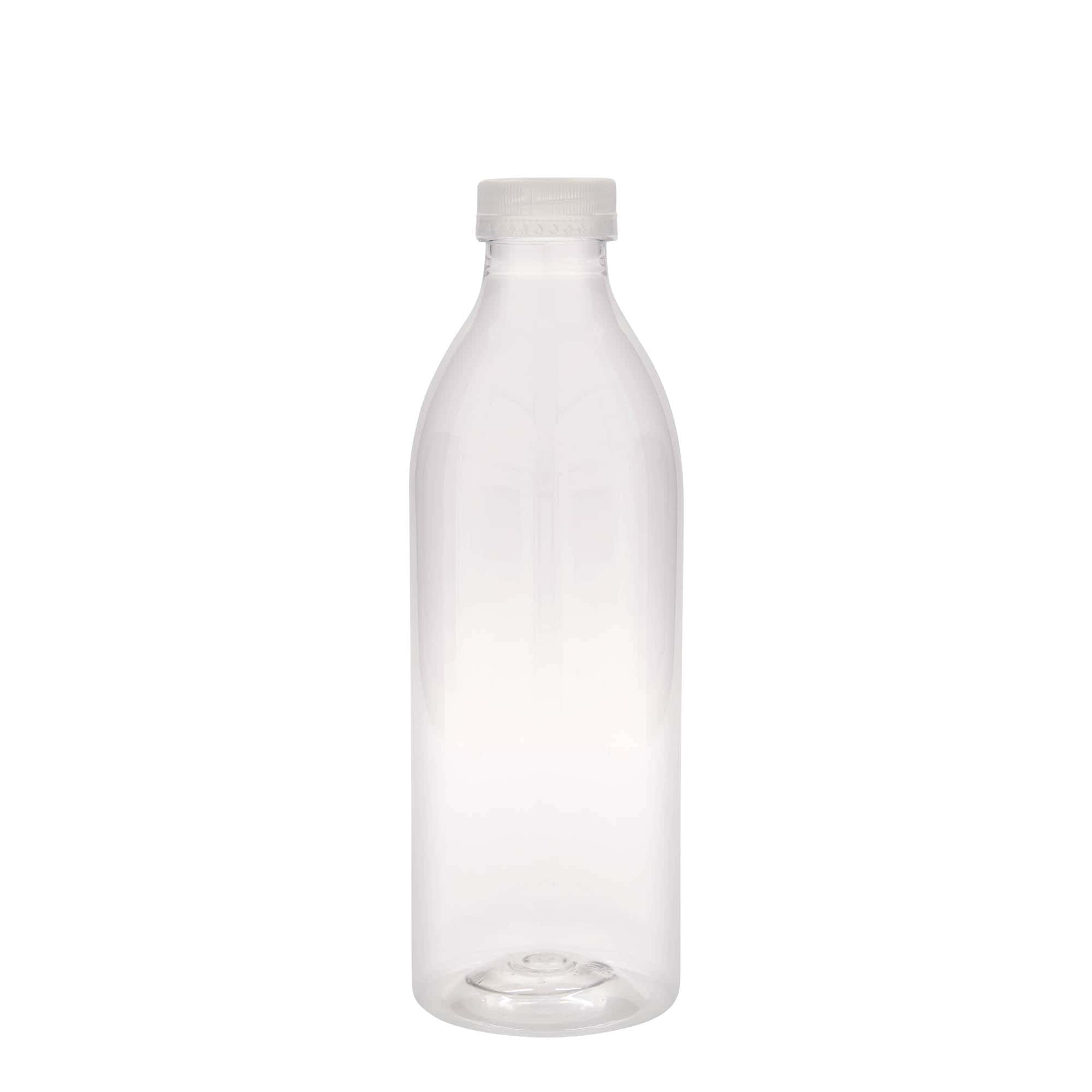 1.000 ml shishe PET standard, plastik, hapje: 38 mm