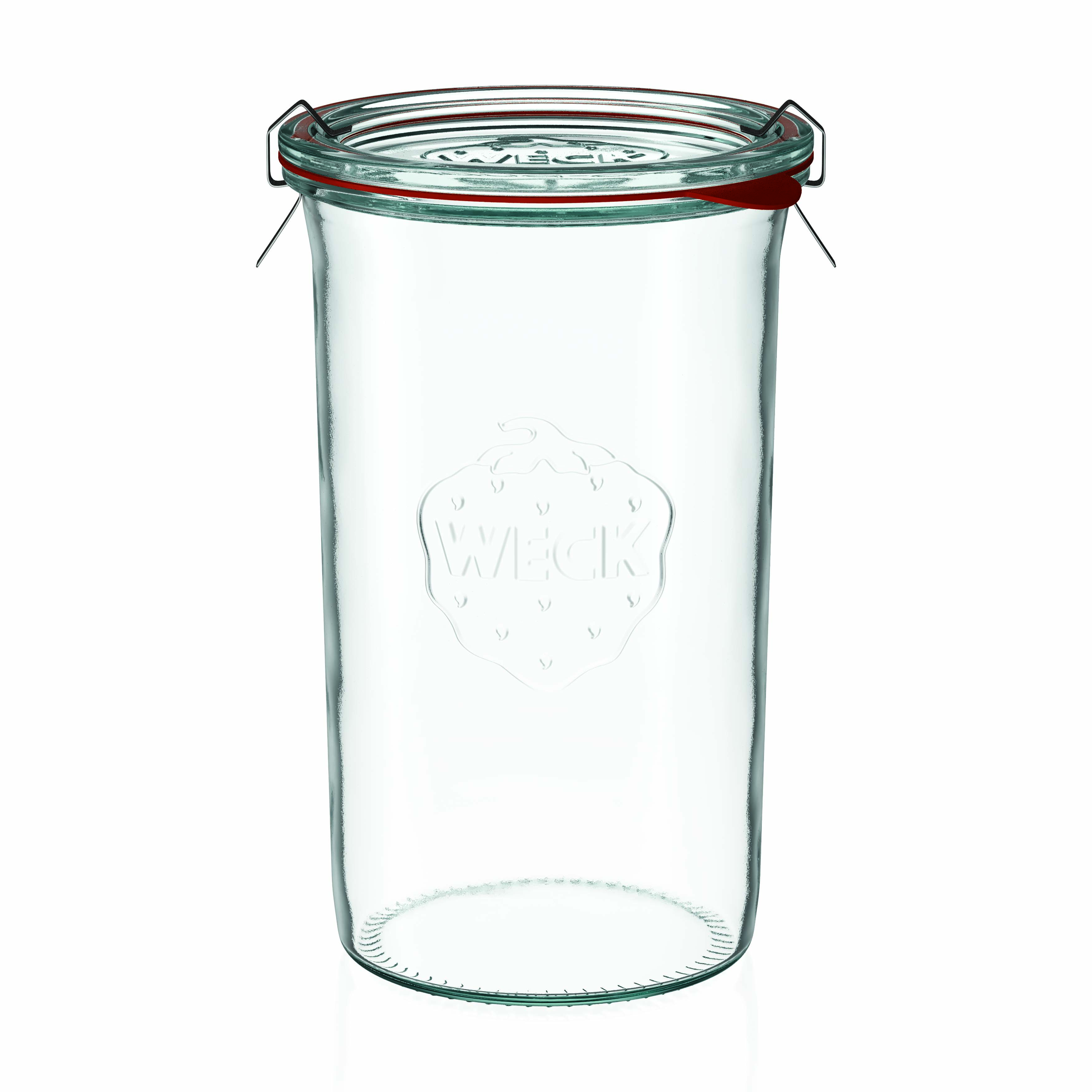 1.000 ml WECK-glas me kapak të përmbysur #, Hapur: Buzë e rrumbullakët 1.000 ml WECK-glas me kapak të përmbysur #, Hapur: Buzë e rrumbullakët