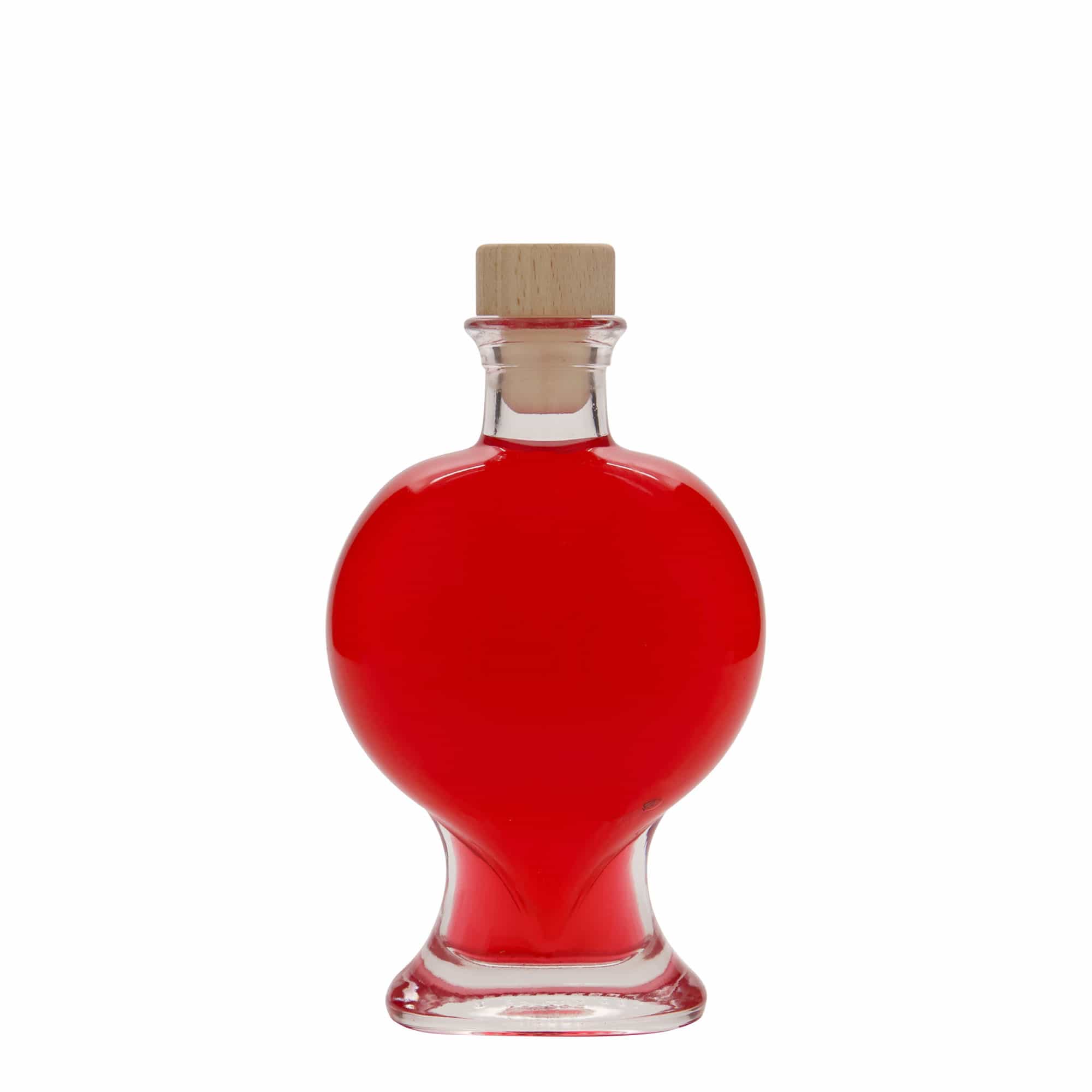 Shishe qelqi 200 ml 'Zemra', Hapur: Kork