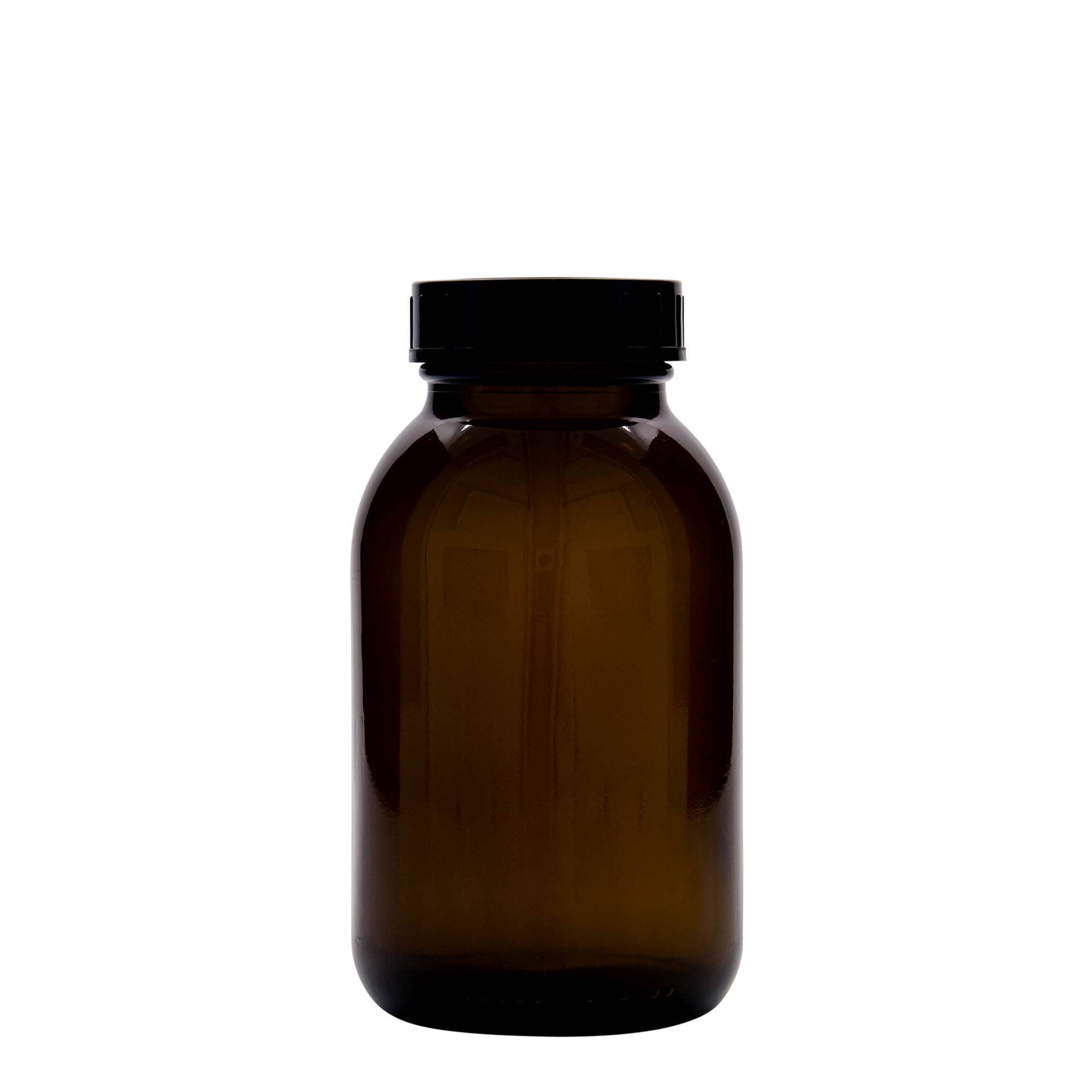 500 ml gotë me qafë të gjerë, kafe, hapje: DIN 55