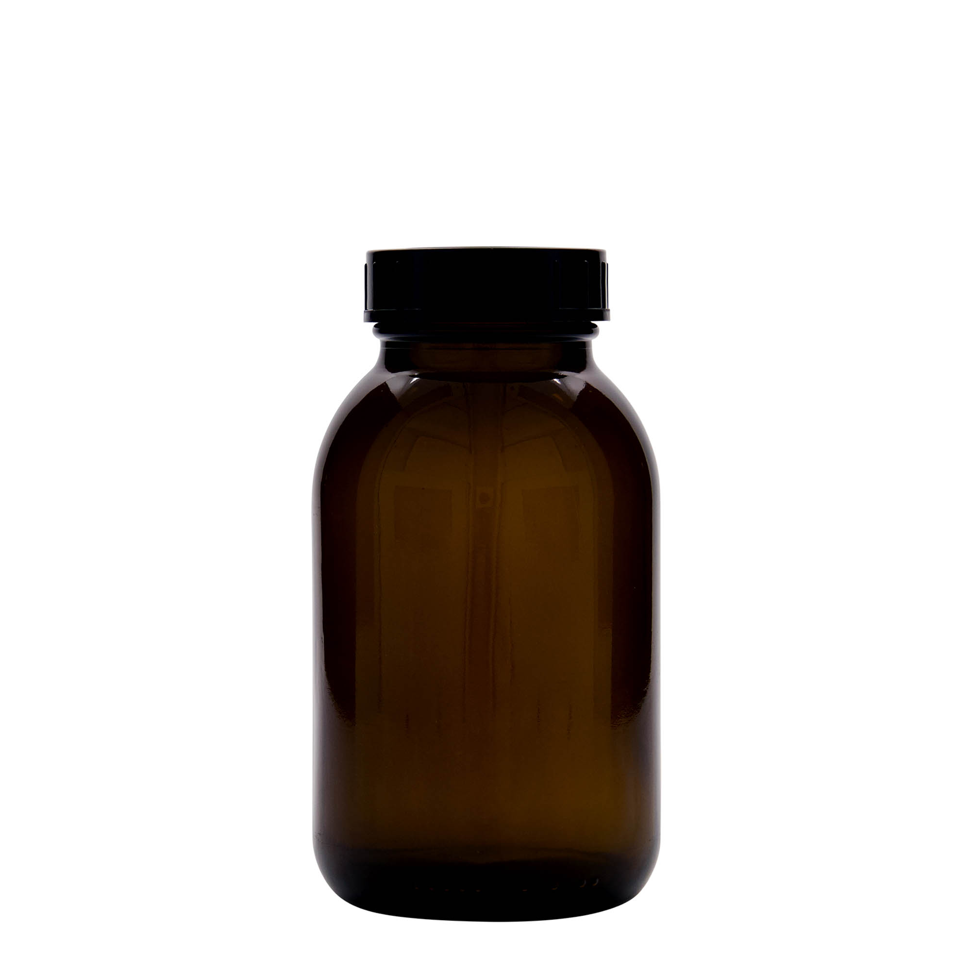 500 ml gotë me qafë të gjerë, kafe, hapje: DIN 55