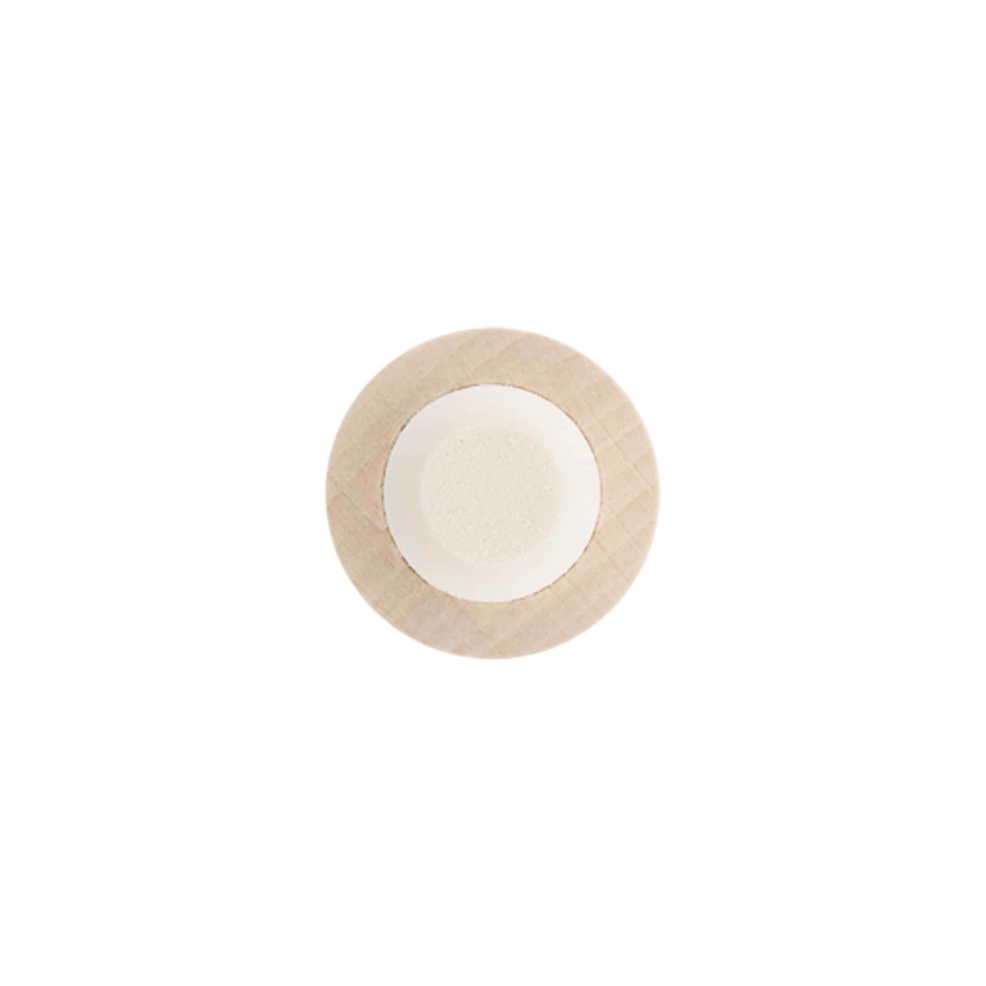 Kapak dorezë 18 mm, dru/plastikë, për gojëz: kork